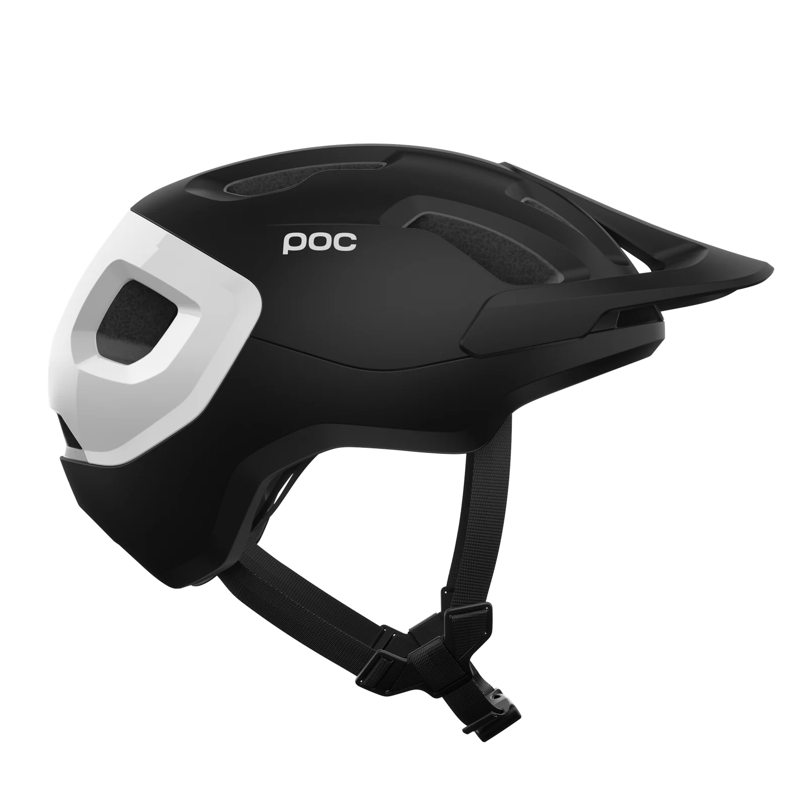 MTB-Helm POC AXION RACE MIPS Mattschwarz/Weiss - Image 2