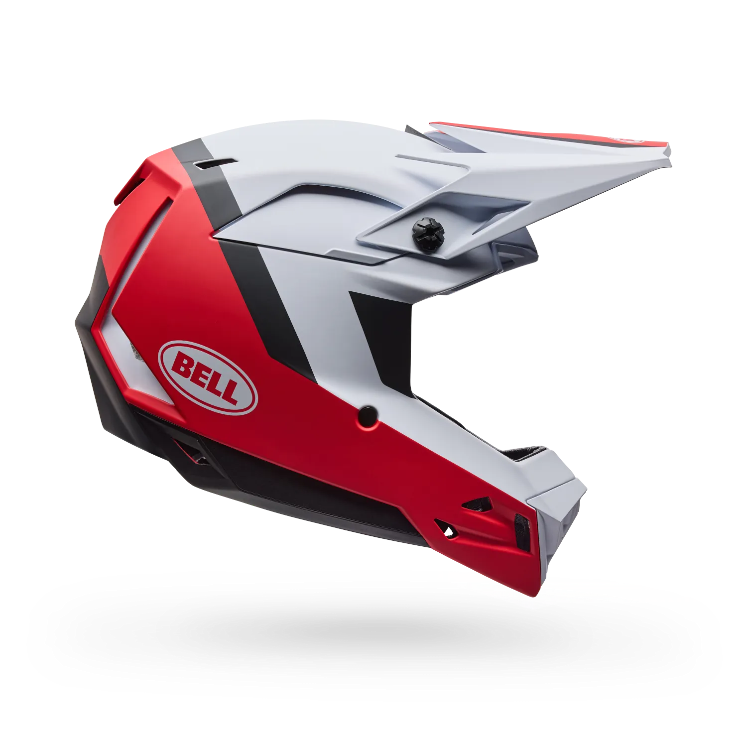 MTB-Helm BELL FULL-10 MIPS LEVEL SET Weiß/Rot