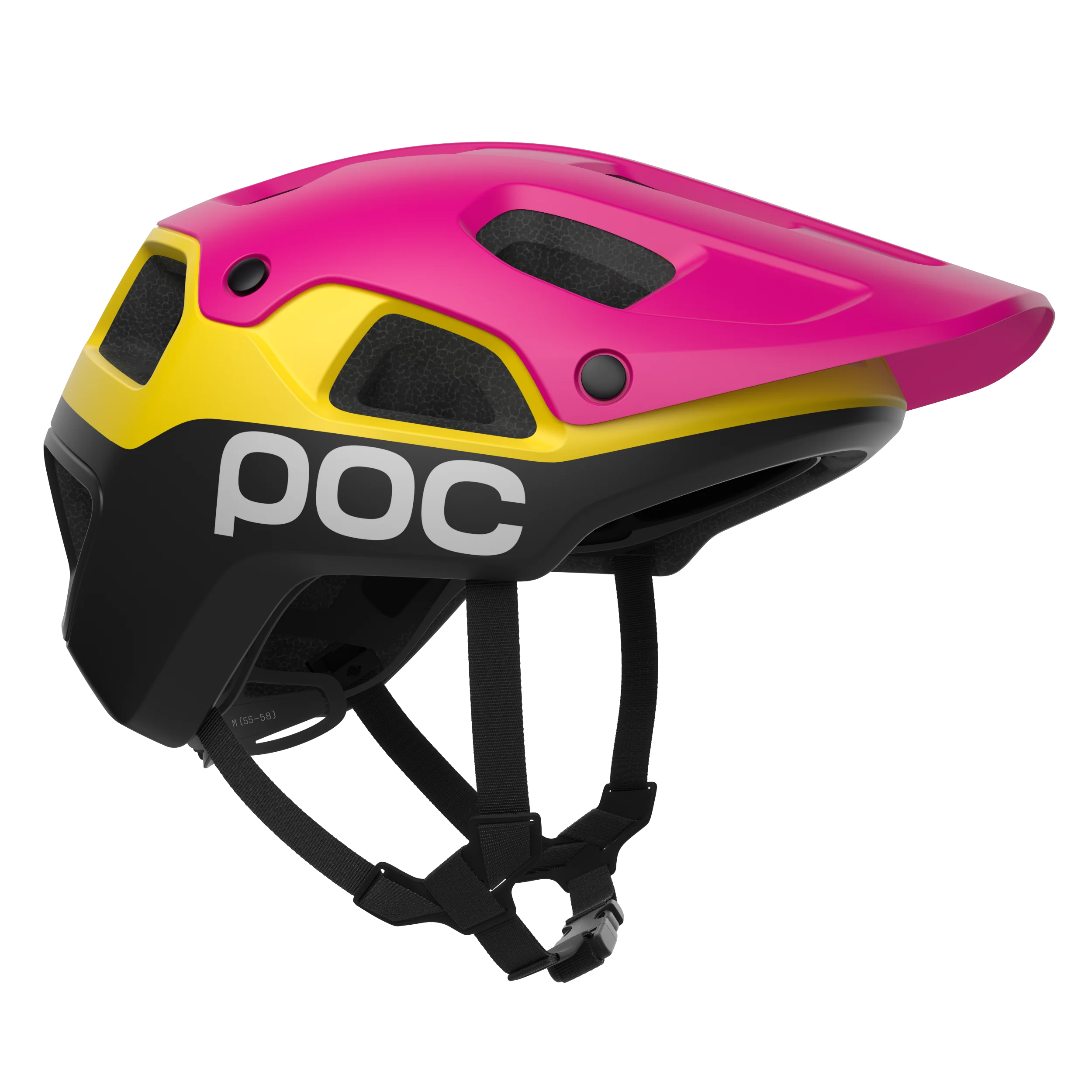 MTB-Helm POC CULARIS PURE Pink/Gelb/Schwarz - Image 3