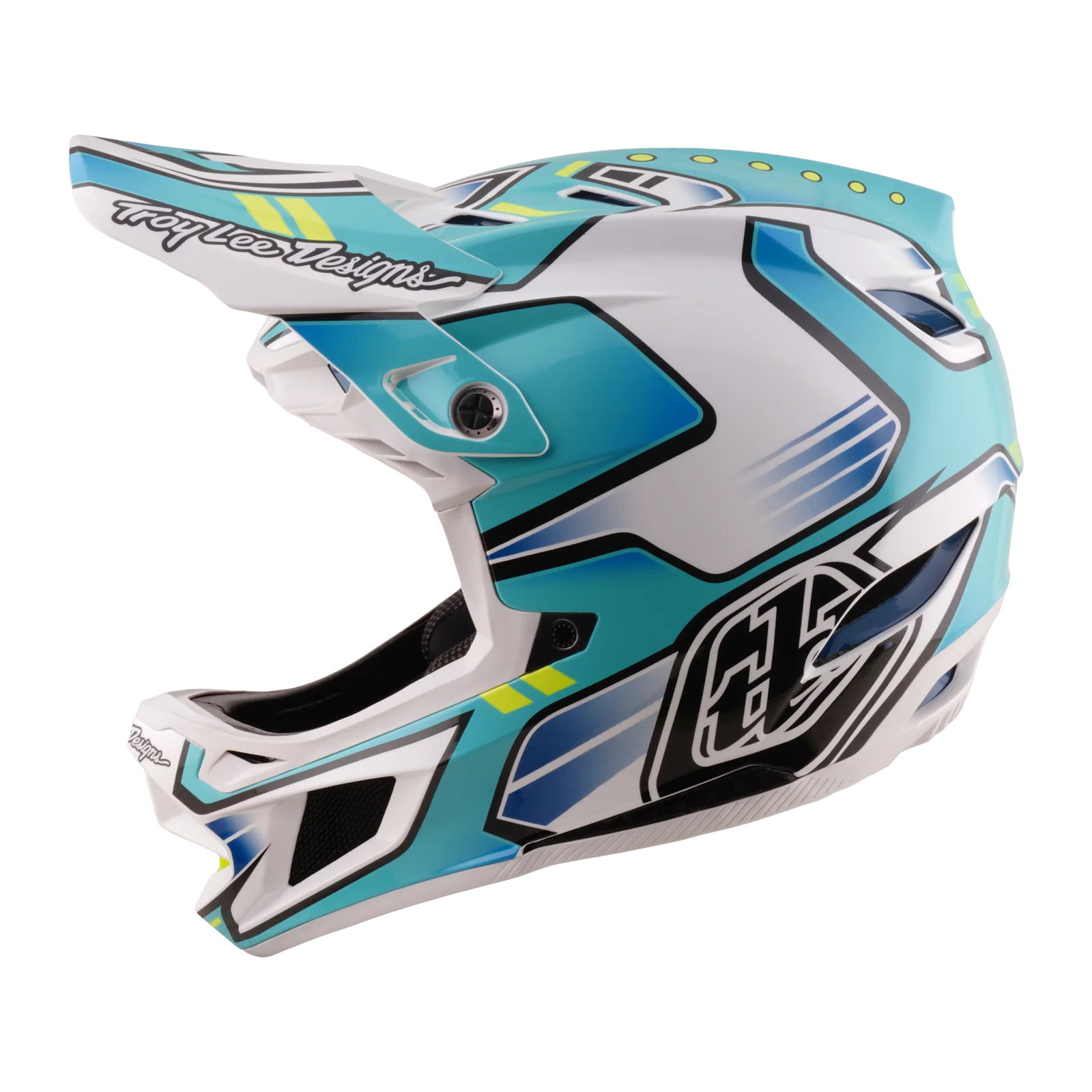 MTB-Helm TROY LEE DESIGNS D4 COMPOSITE MIPS CREST REAL Grün