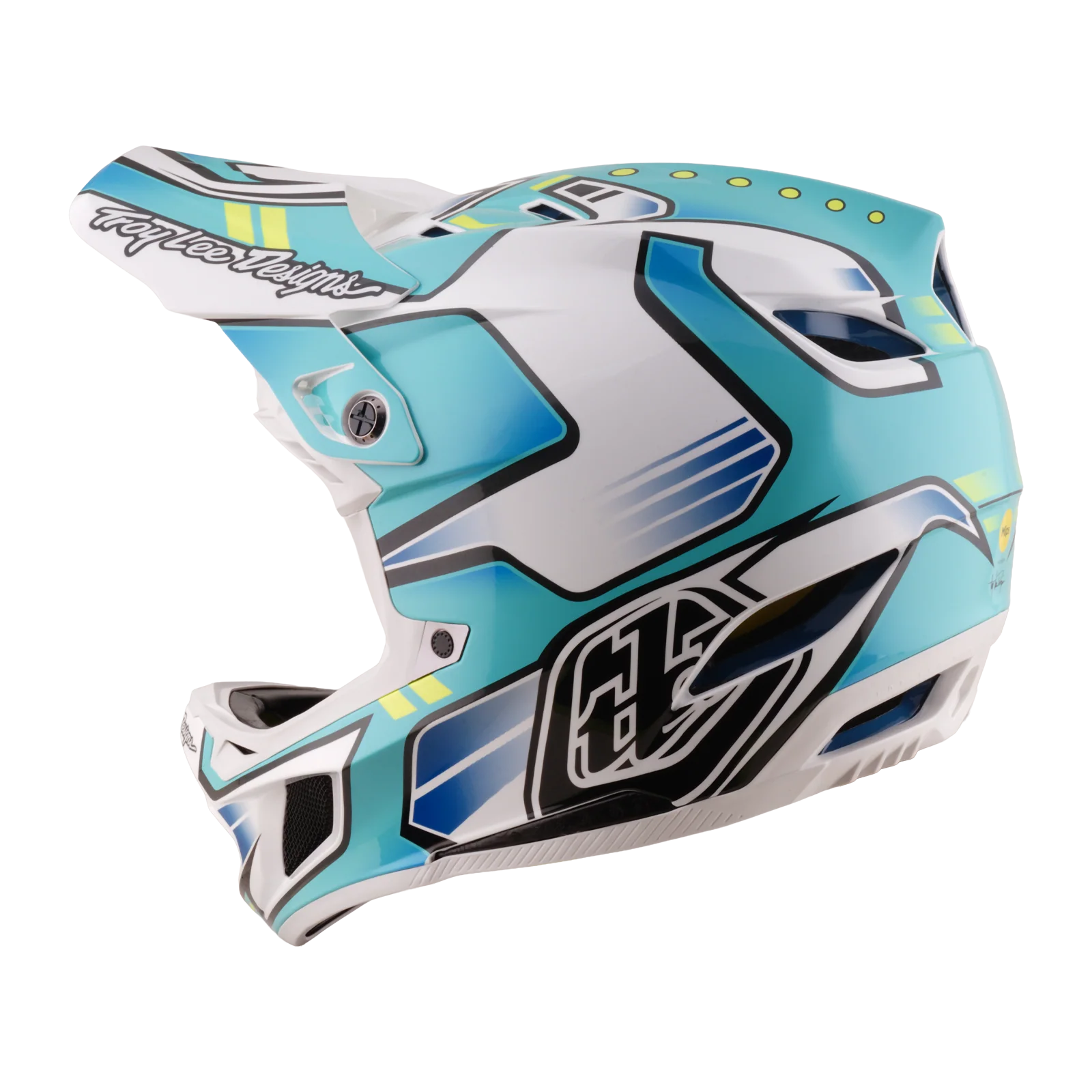 MTB-Helm TROY LEE DESIGNS D4 COMPOSITE MIPS CREST REAL Grün - Image 3