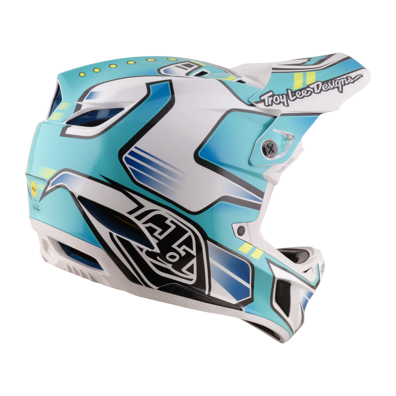 MTB-Helm TROY LEE DESIGNS D4 COMPOSITE MIPS CREST REAL Grün - Image 5