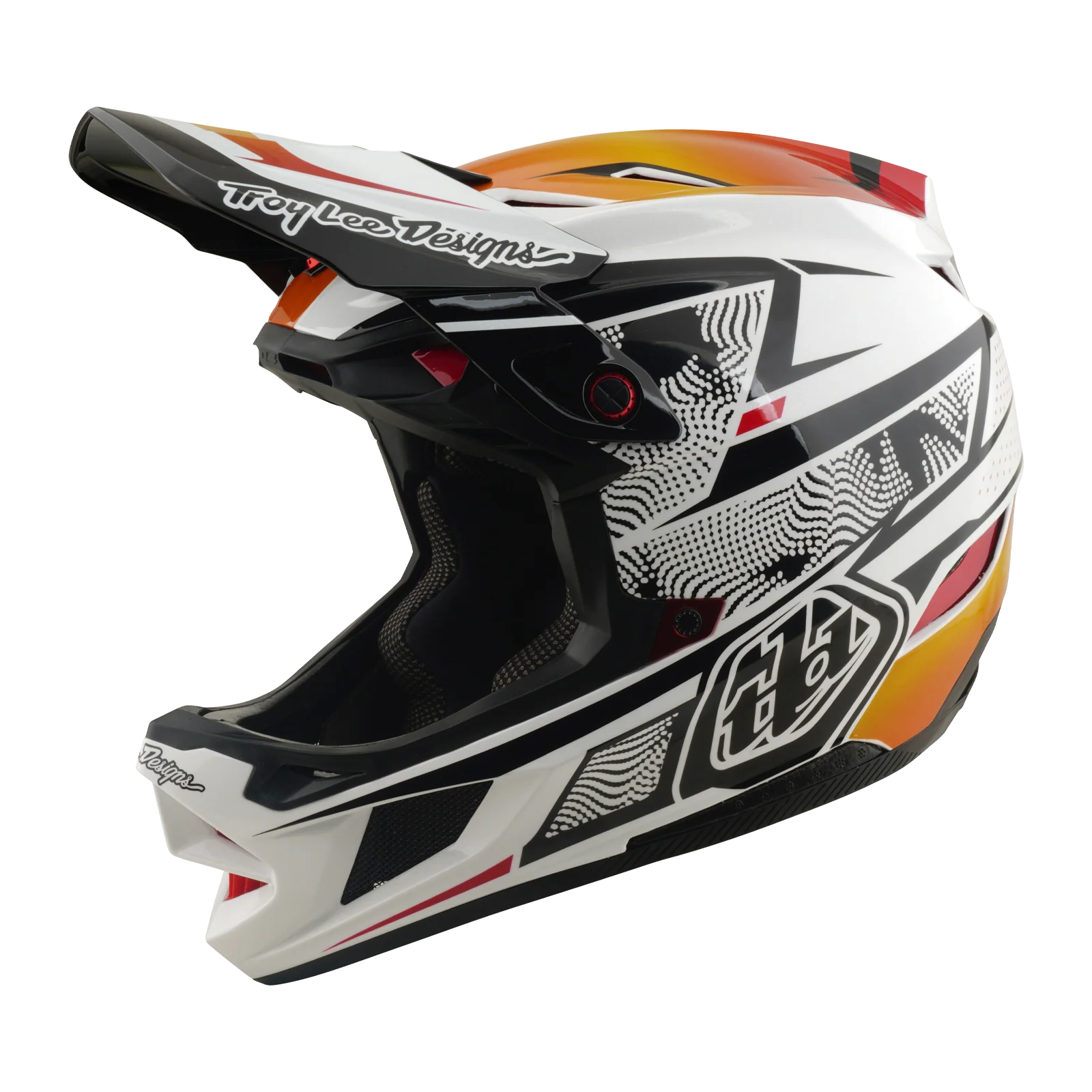 MTB-Helm TROY LEE DESIGNS D4 COMPOSITE MIPS LINED UP Weiß - Image 7