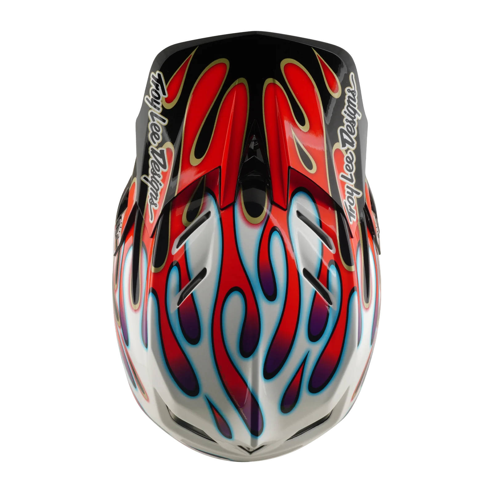 MTB-Helm TROY LEE DESIGNS D4 COMPOSITE MIPS OVERSPRAY Weiß/Rot - Image 8