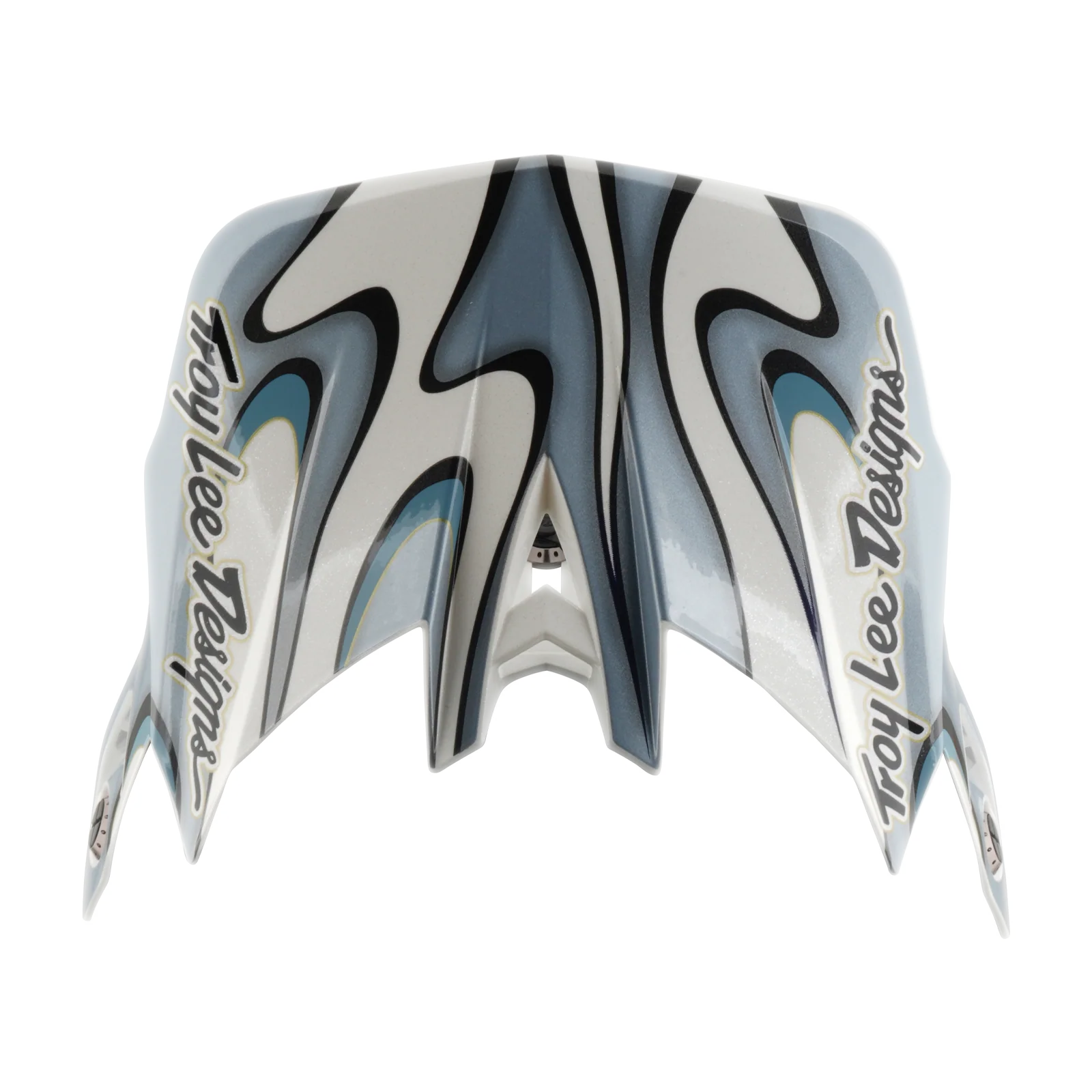 MTB-Helm TROY LEE DESIGNS D4 COMPOSITE MIPS TORCHED Weiß/Silber - Image 9