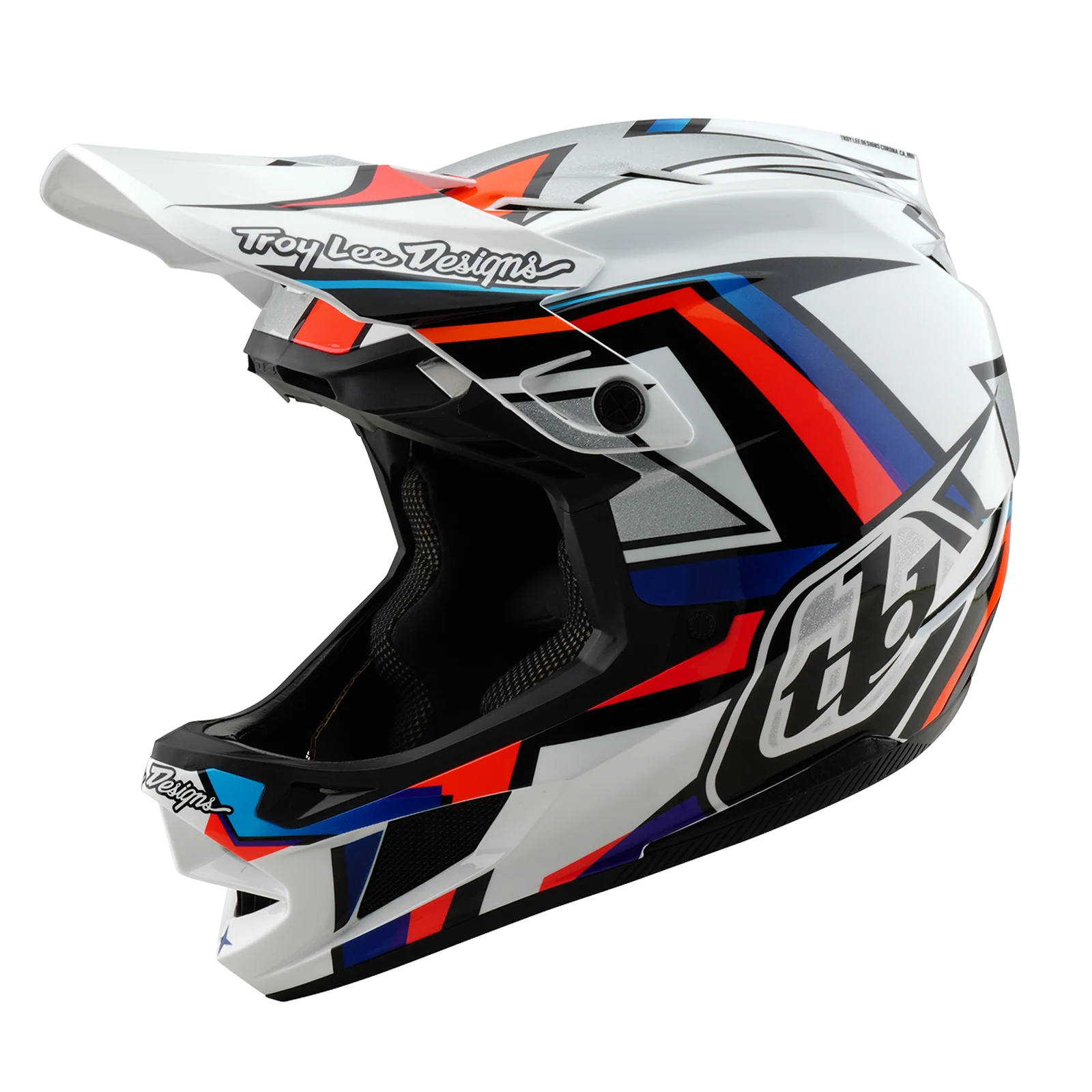 MTB-Helm TROY LEE DESIGNS D4 COMPOSITE MIPS FRAMES Weiß/Grau