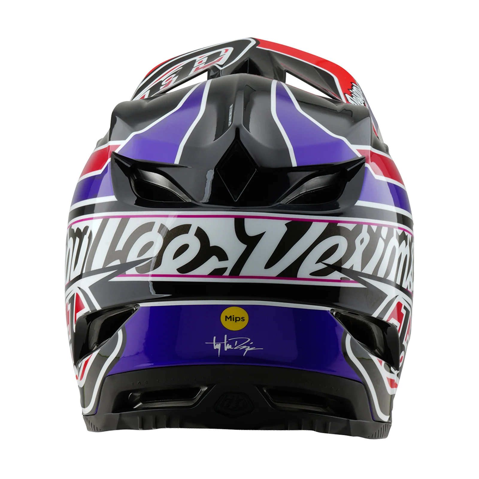 MTB-Helm TROY LEE DESIGNS D4 POLYACRYLITE MIPS LINEAR Schwarz - Image 3
