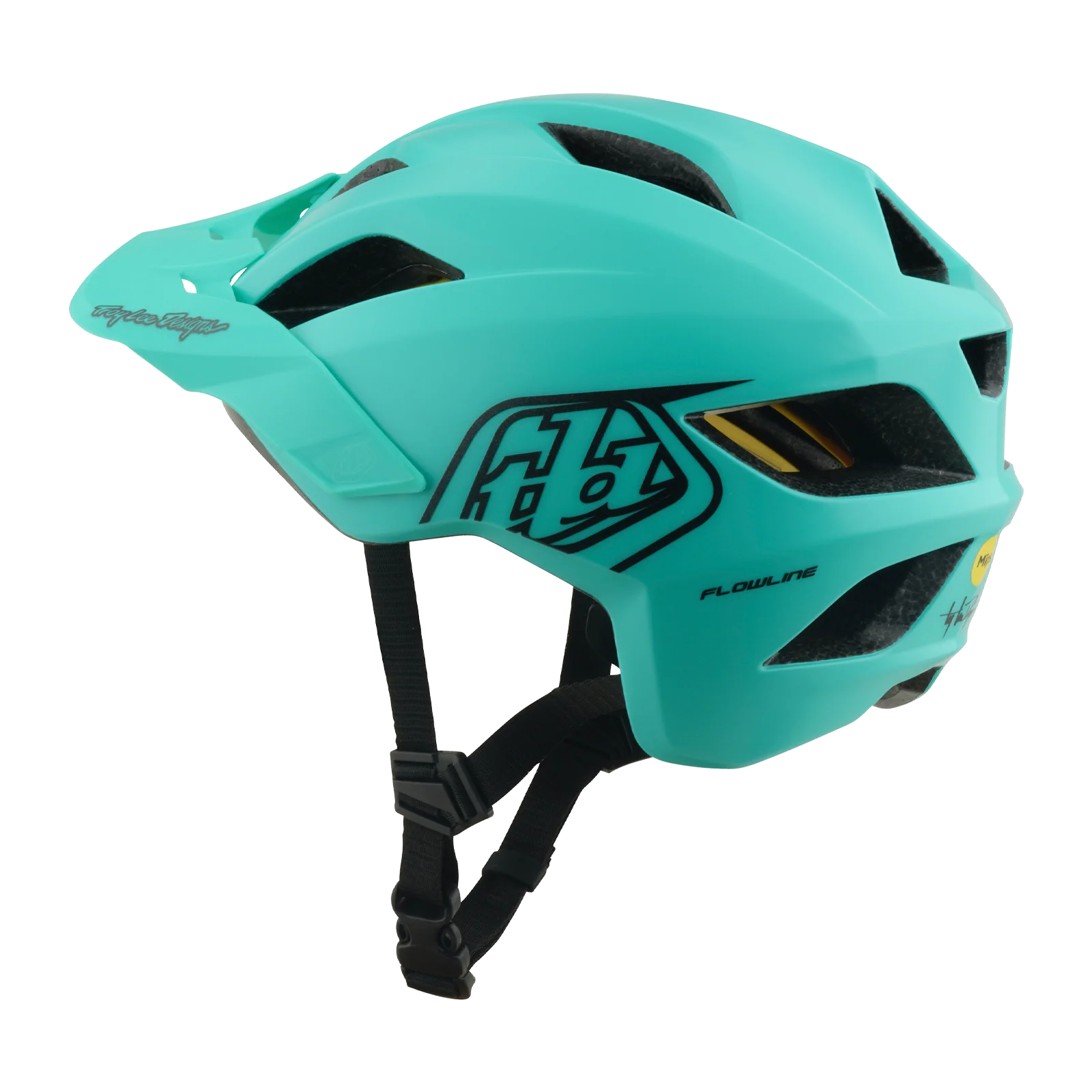 MTB-Helm TROY LEE DESIGNS FLOWLINE POINT MIPS Junior Charcoal/Grün - Image 3