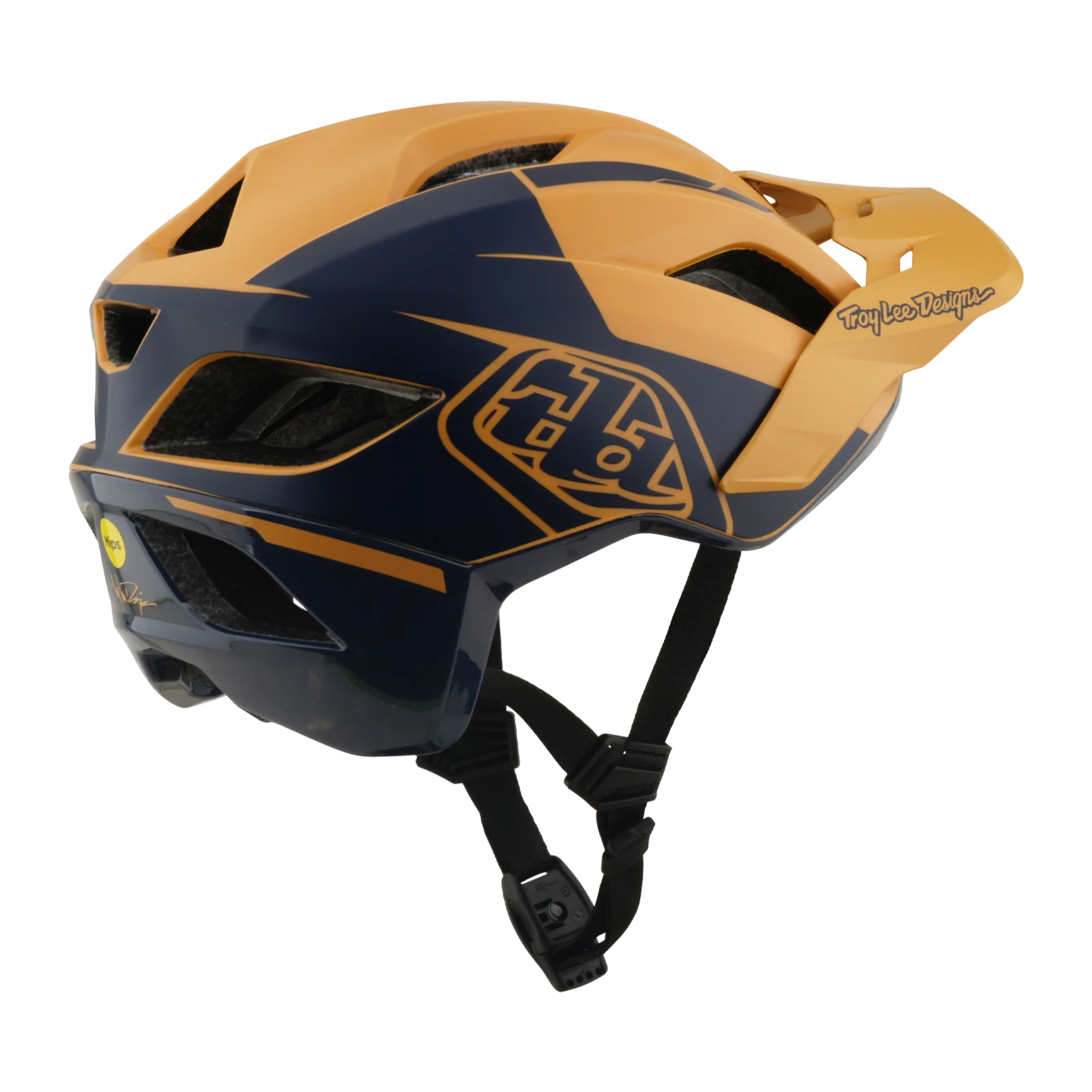 MTB-Helm TROY LEE DESIGNS FLOWLINE SE MIPS HYDRO Senf/Schwarz - Image 7