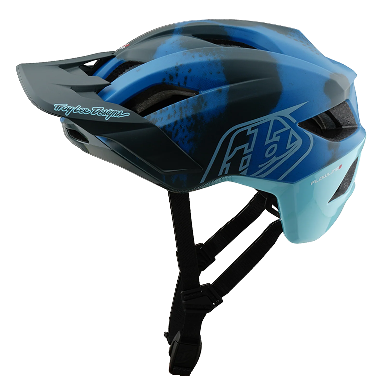 MTB-Helm TROY LEE DESIGNS FLOWLINE SE MIPS Blau Camo
