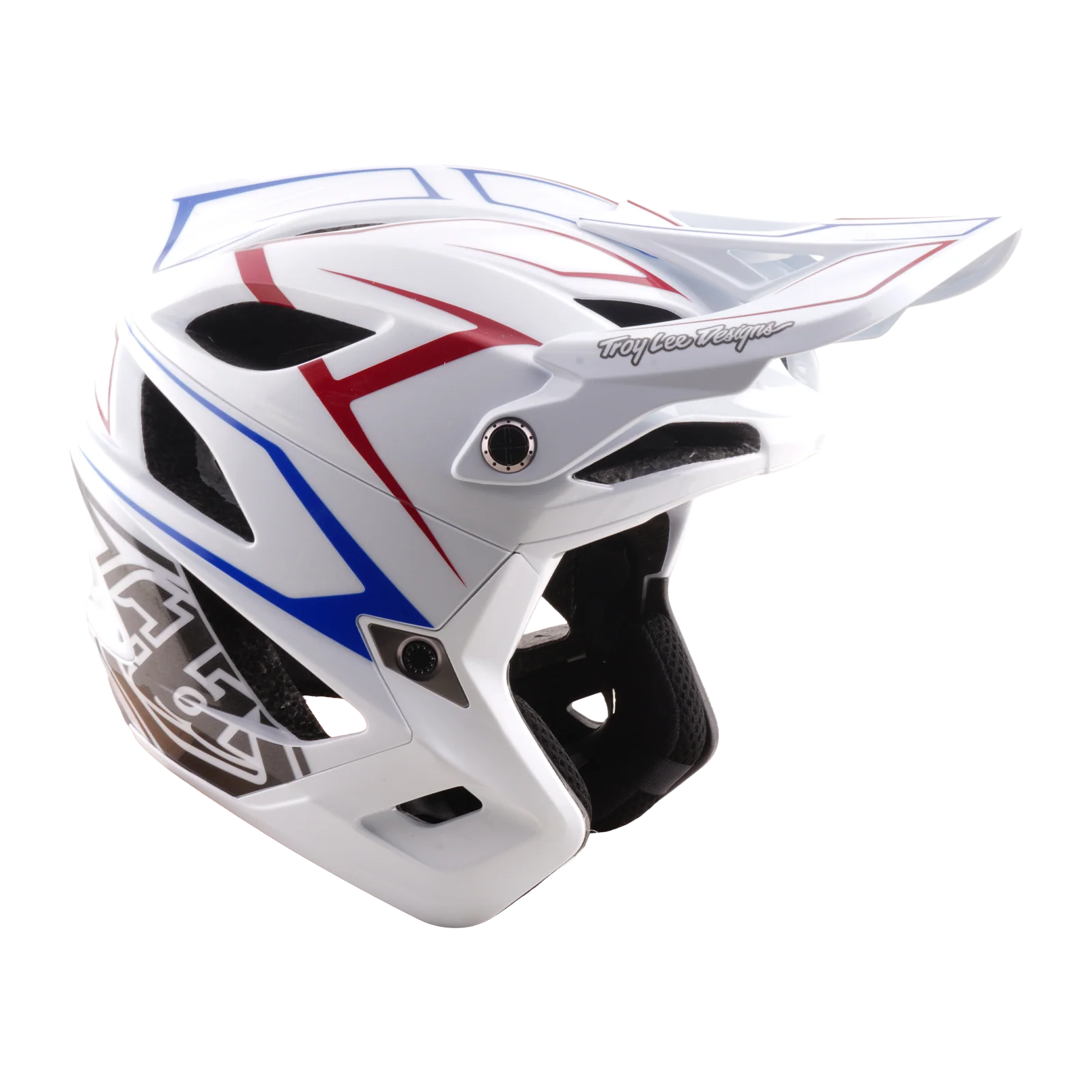 MTB-Helm TROY LEE DESIGNS STAGE STUNT PINSTRIPE Weiß - Image 6