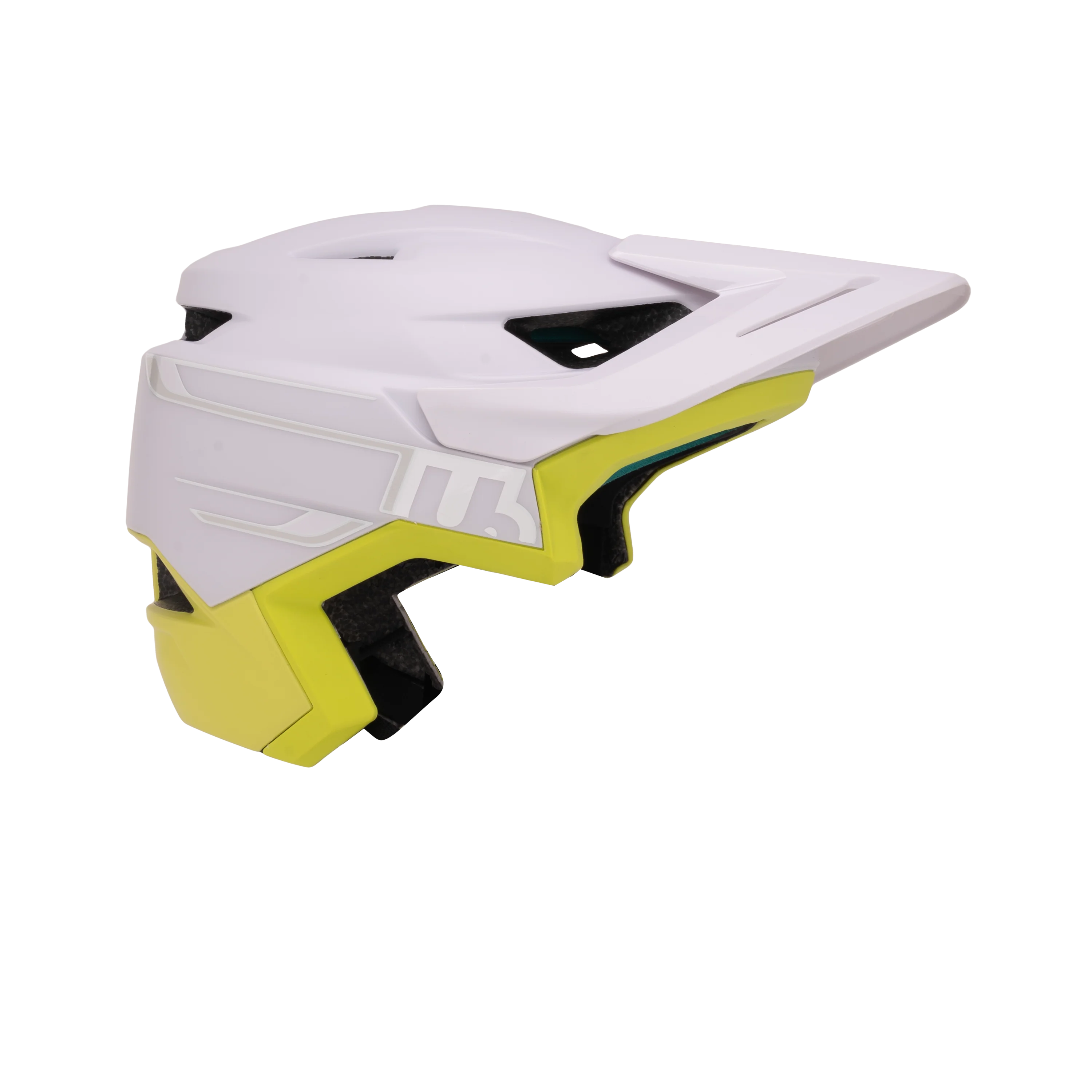 MTB-Helm URGE TREPS BLOOM BEAM Weiss/Gelb
