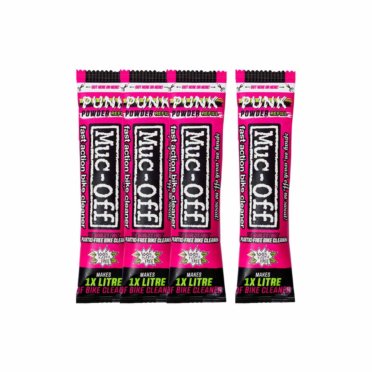 MUC-OFF PUNK POWDER Reinigungspuder zum Auflösen (4 Stick)