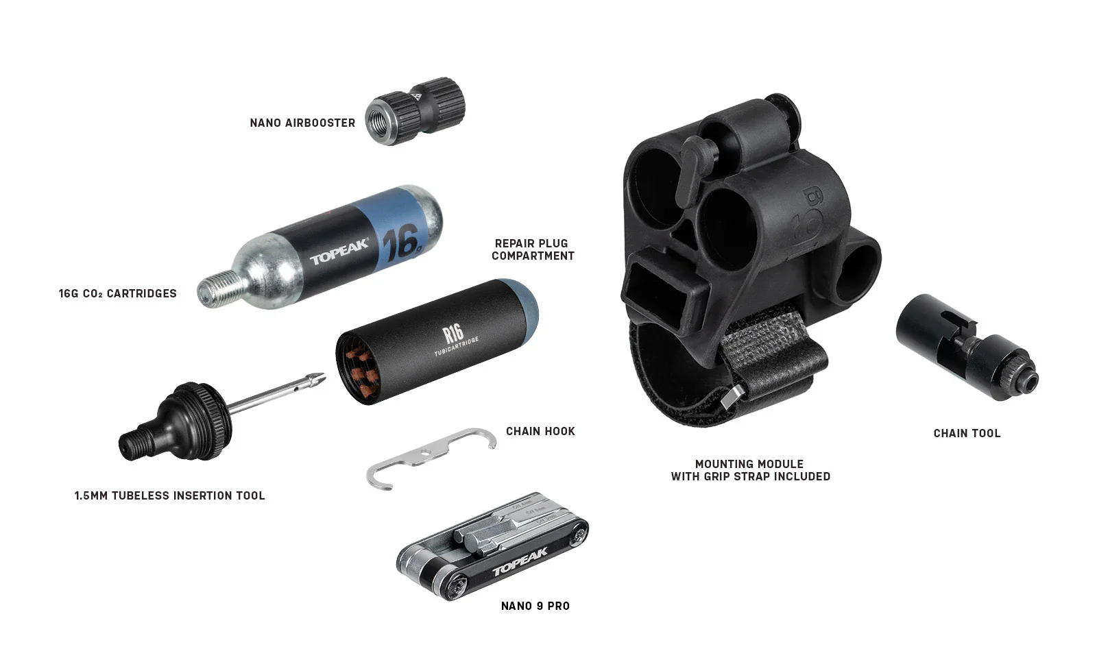 Multi-Werkzeug Co2 TOPEAK TUBIMASTER RXT Pro - Image 3