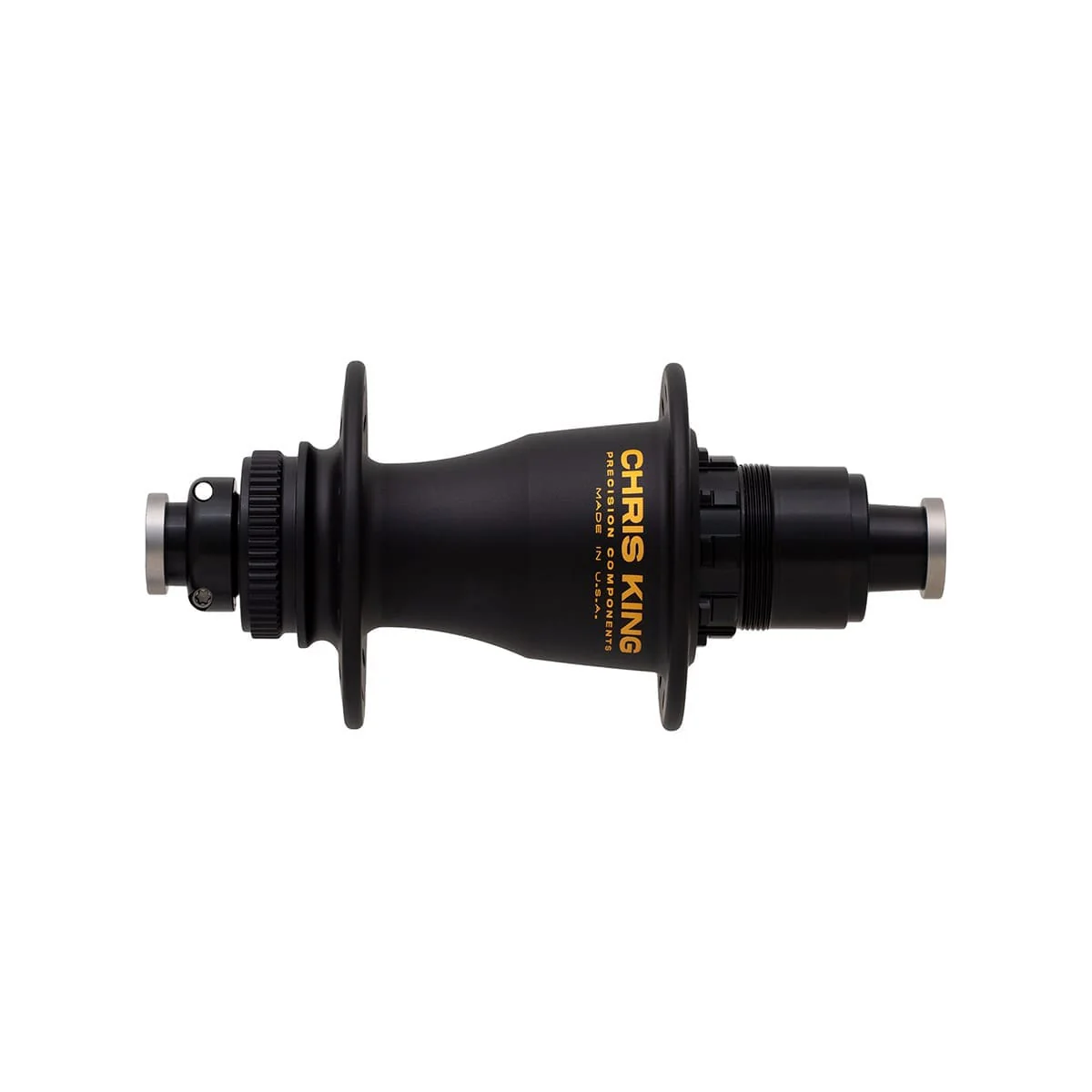 Nabe Hinten CHRIS KING 12x148mm BOOST Center Lock Schwarz/Gold - Image 3