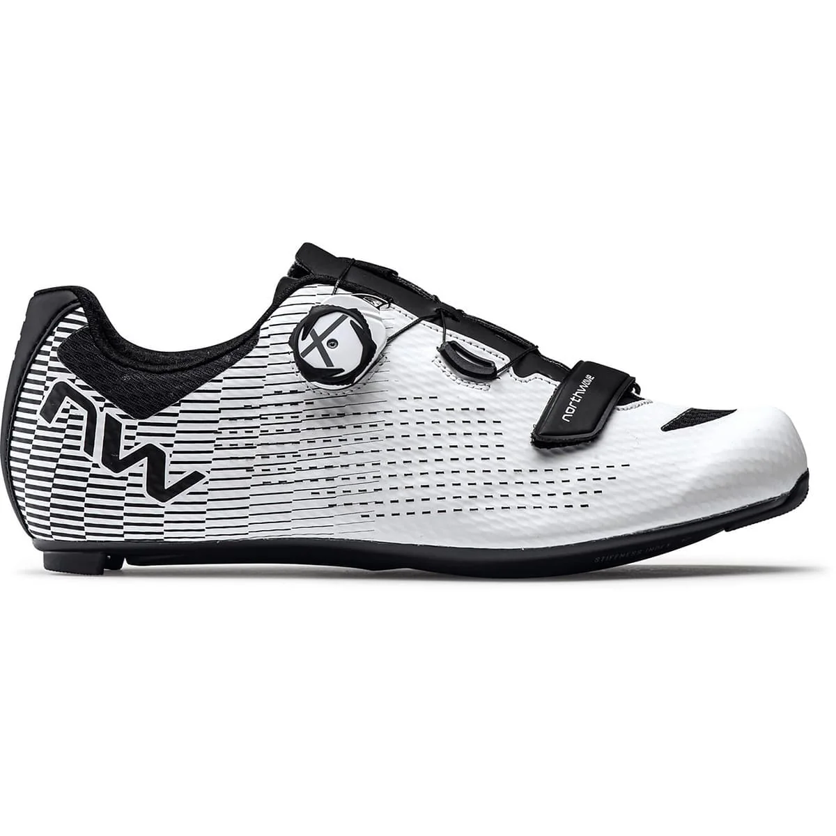 NORTHWAVE STORM CARBON 2 Straßenschuhe Weiß/Schwarz