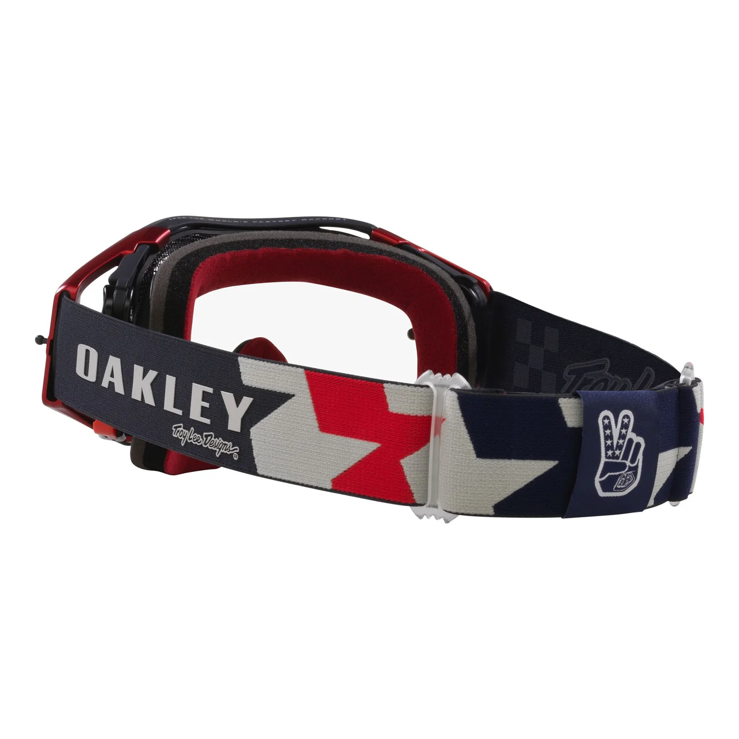 OAKLEY AIRBRAKE MTB TLD RWB STARS Maske Klarer Schirm - Image 4