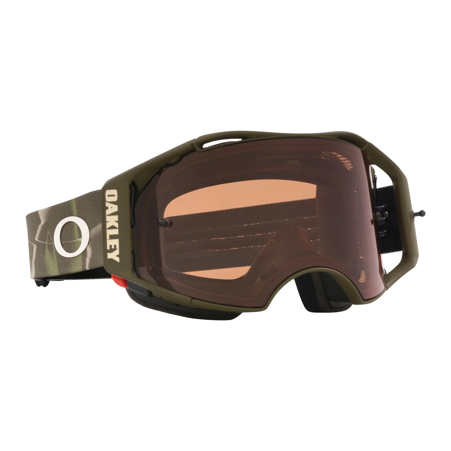 Maske OAKLEY AIRBRAKE MTB Dark Brush Camo Visier Visier Prizm MX Bronze - Image 2