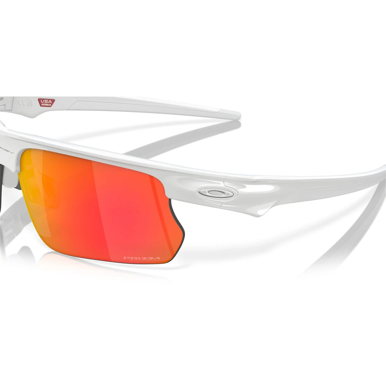 OAKLEY BISPHAERA Brille Weiß Prizm Ruby - 0OO9400-0368 - Image 8