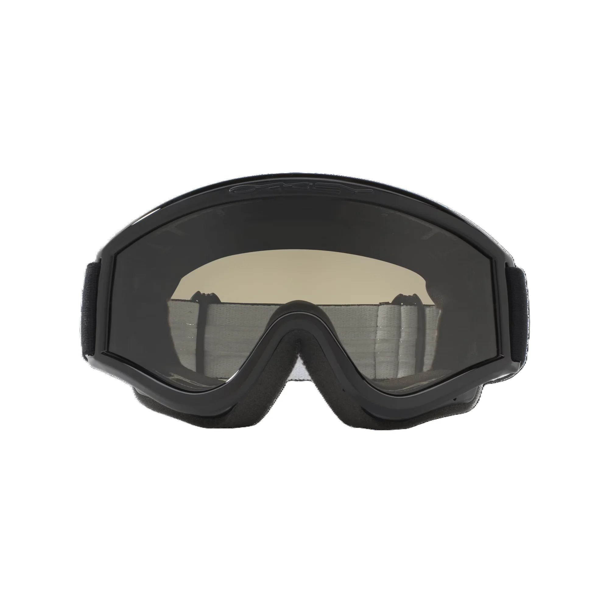 OAKLEY L-Frame MX Jet Black Visier Dark Grey Maske - Image 2
