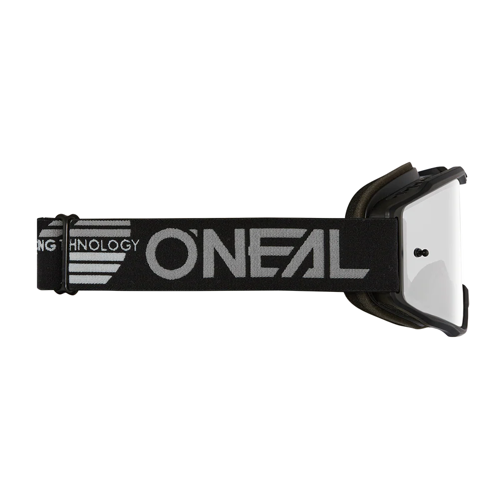 O'NEAL B-10 SOLID Maske Schwarz Silver Mirror Visier - Image 3