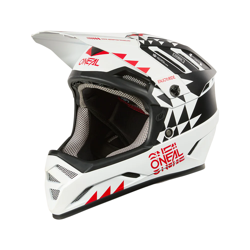 O'NEAL BACKFLIP KNOX MTB-Helm Weiß/Schwarz