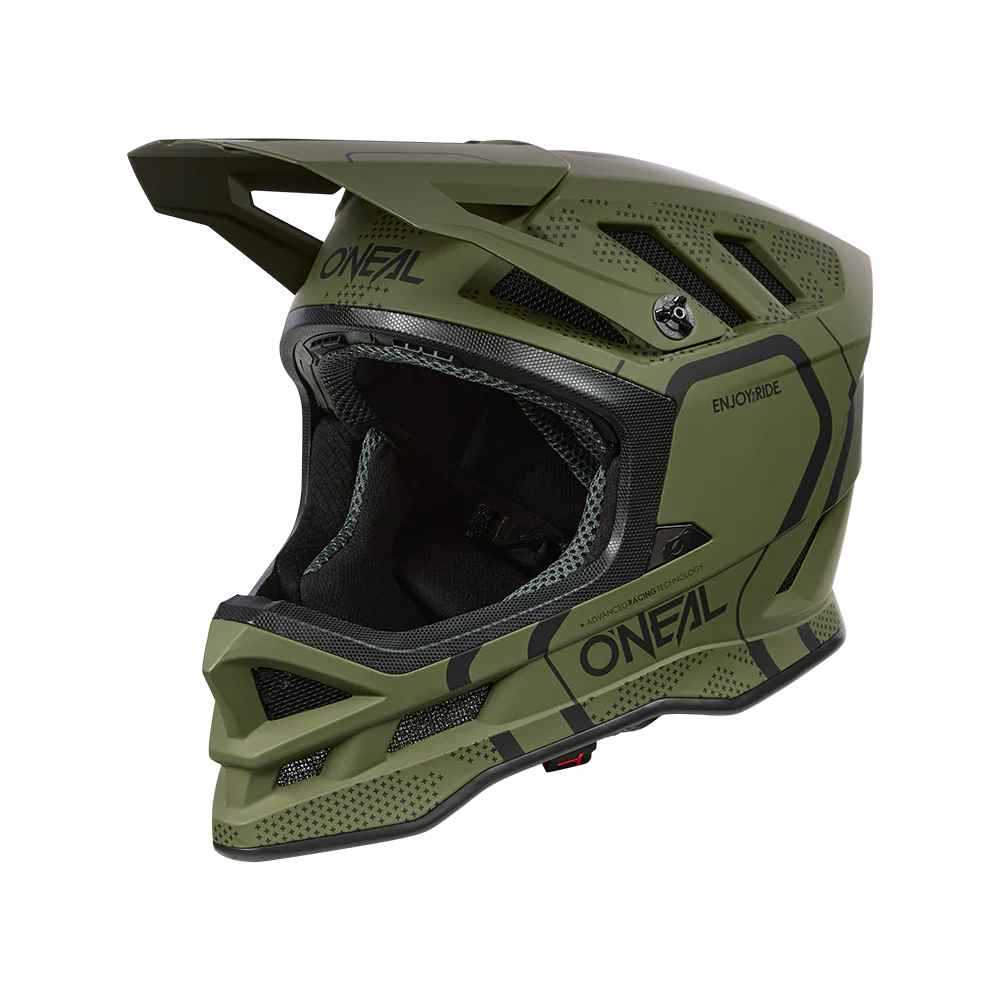 O'NEAL BLADE POLYACRYLITE STRIKE Mountainbike-Helm Grün/Schwarz - Image 5