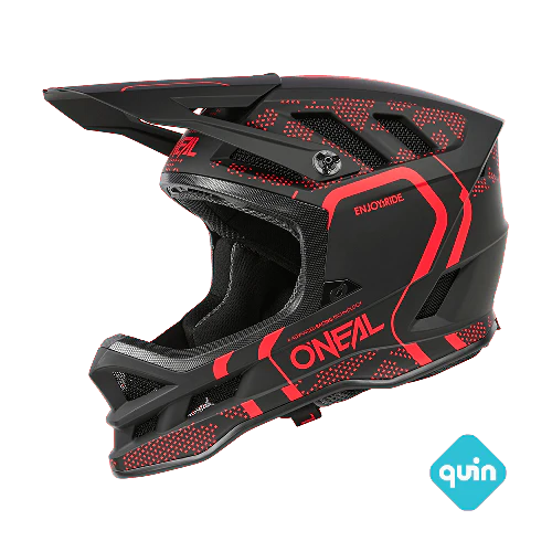 O'NEAL BLADE POLYACRYLITE STRIKE Mountainbike-Helm Schwarz/Rot