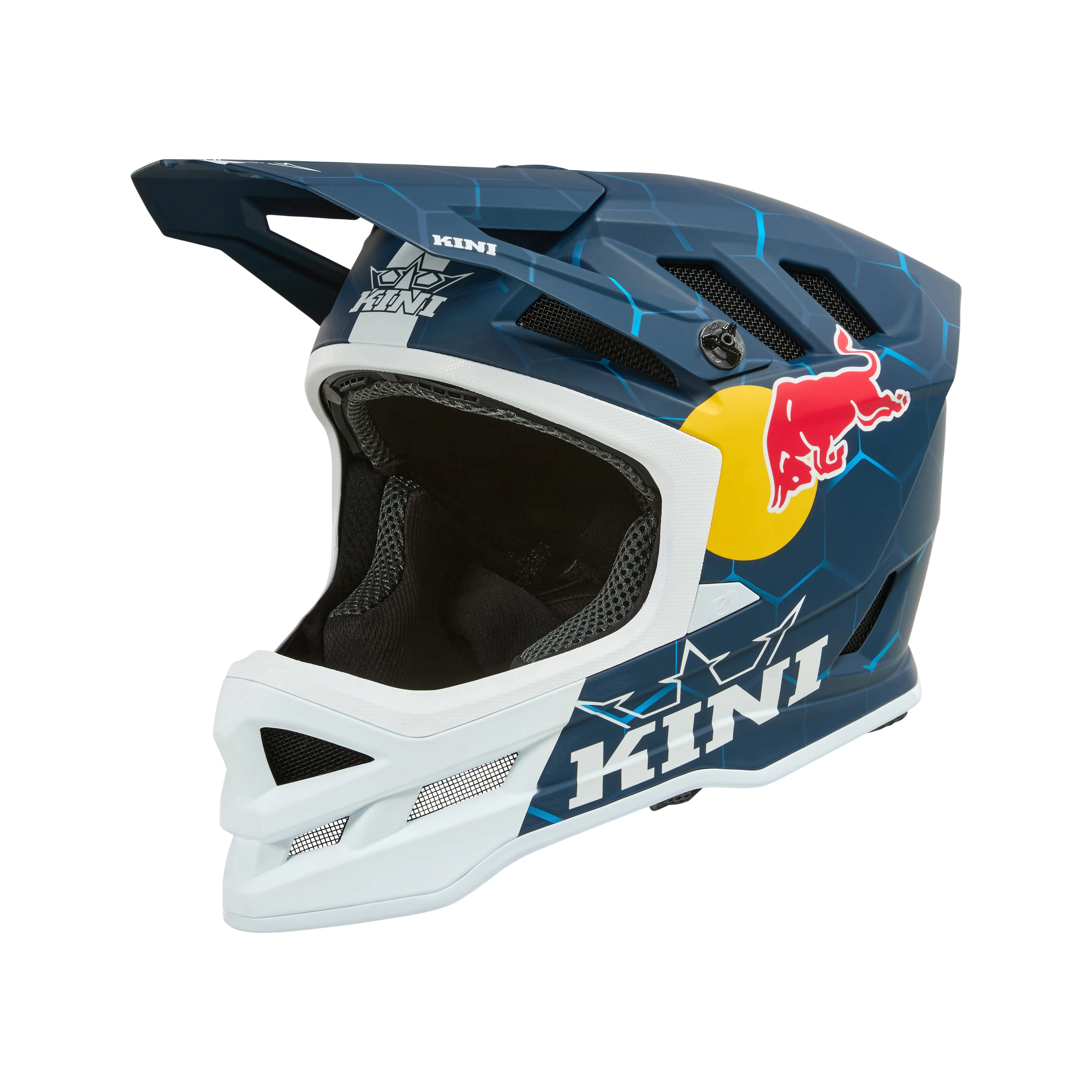 O'NEAL DHC KINI RED BULL 1.0 Mountainbike-Helm Weiß/Blau