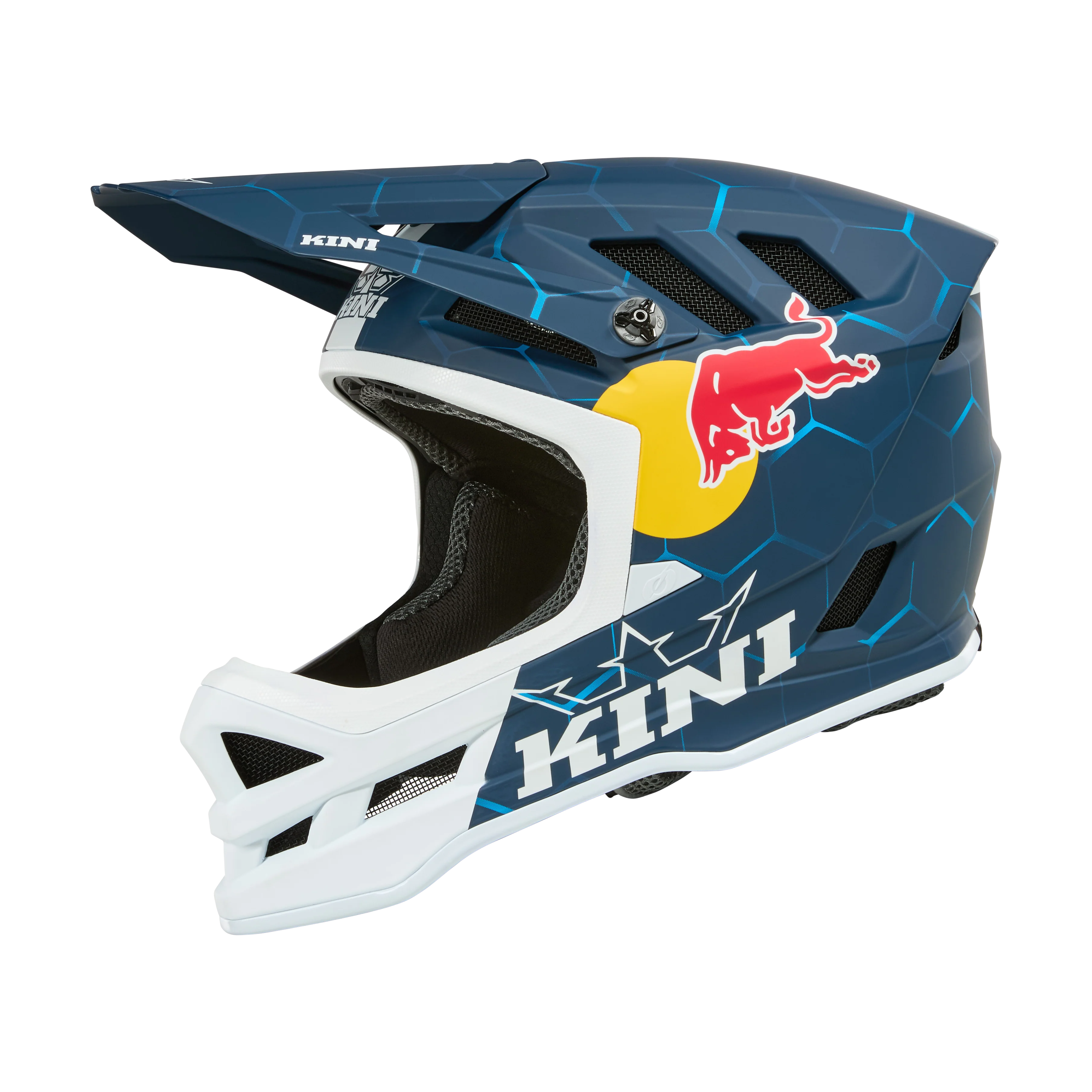 O'NEAL DHC KINI RED BULL 1.0 Mountainbike-Helm Weiß/Blau - Image 2