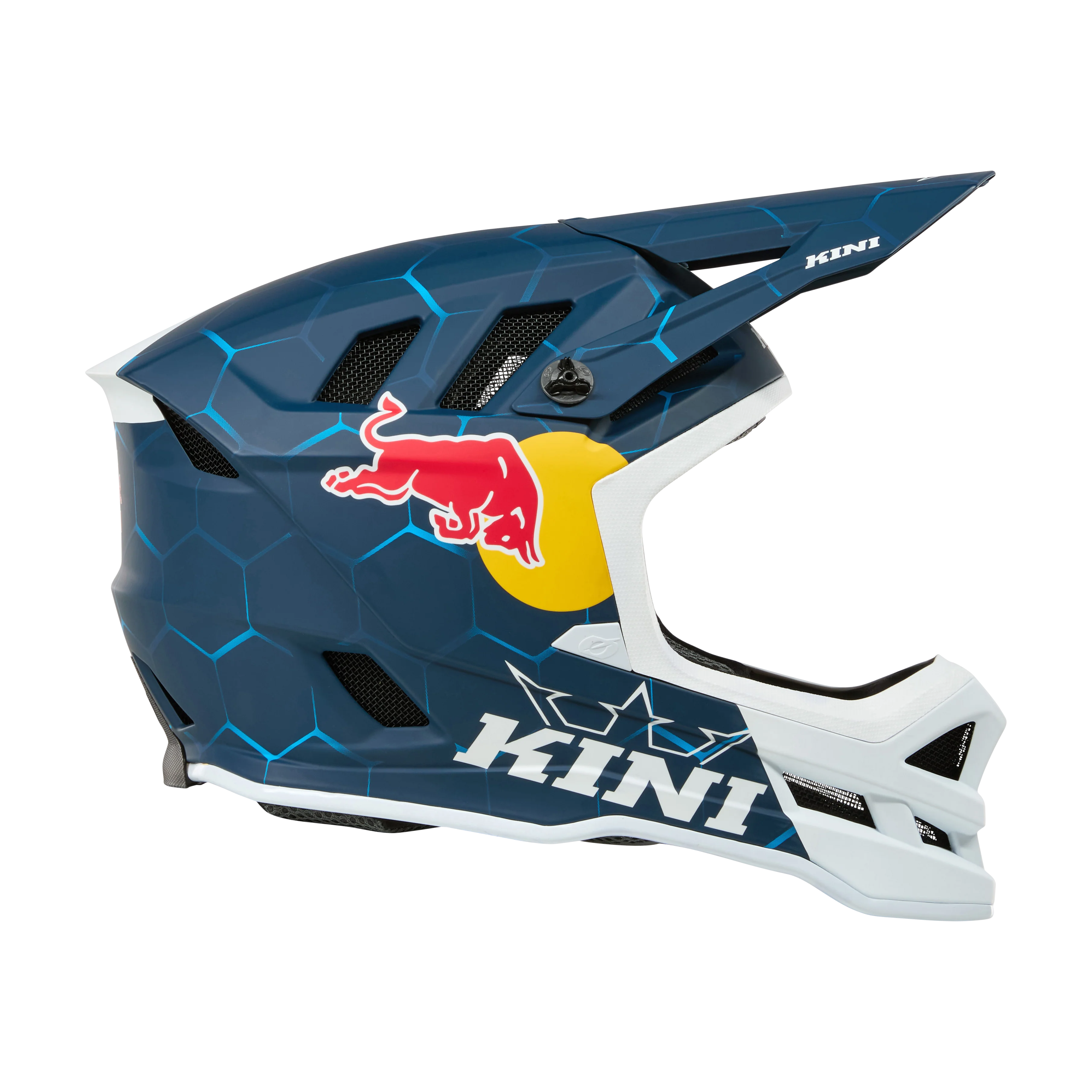 O'NEAL DHC KINI RED BULL 1.0 Mountainbike-Helm Weiß/Blau - Image 5