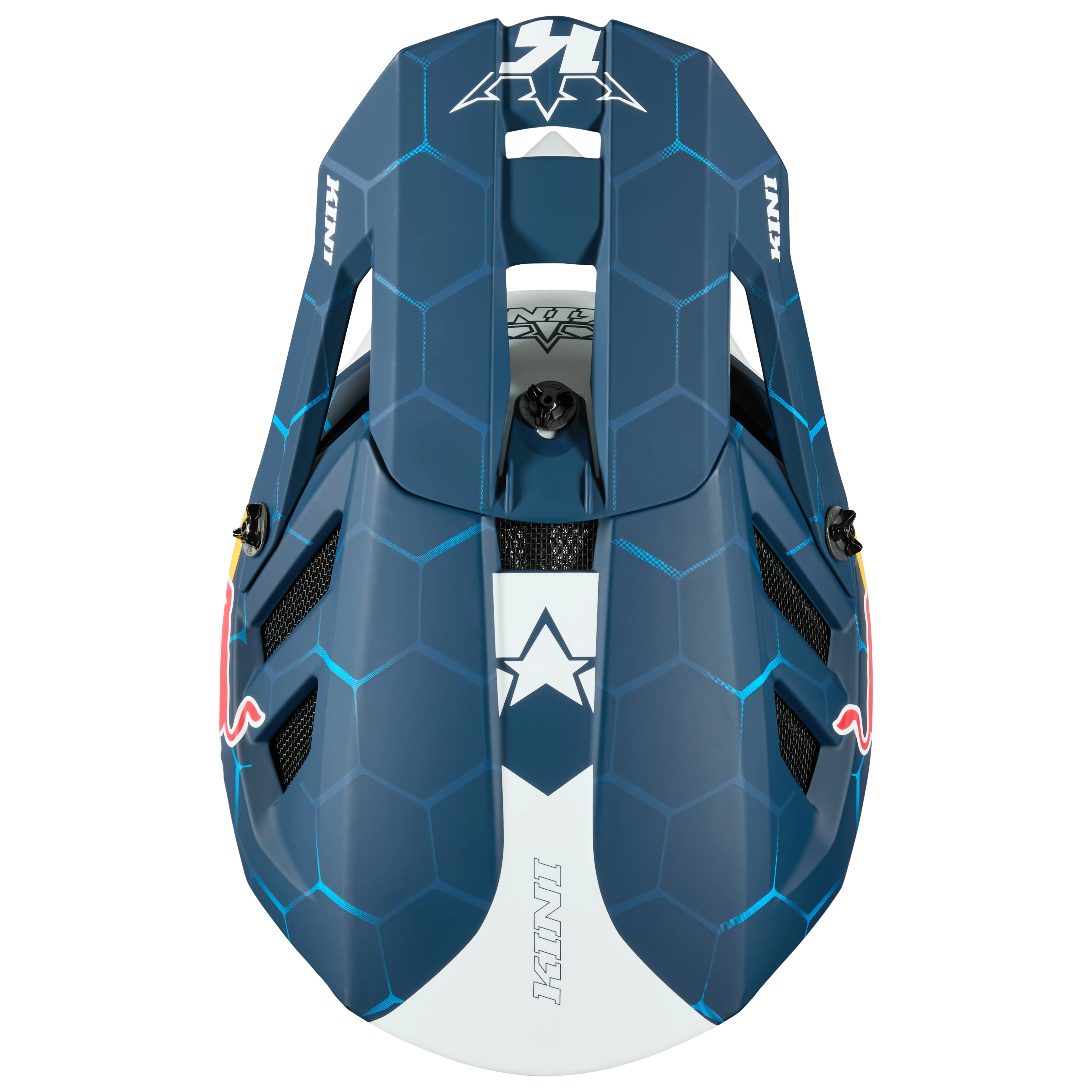 O'NEAL DHC KINI RED BULL 1.0 Mountainbike-Helm Weiß/Blau - Image 6