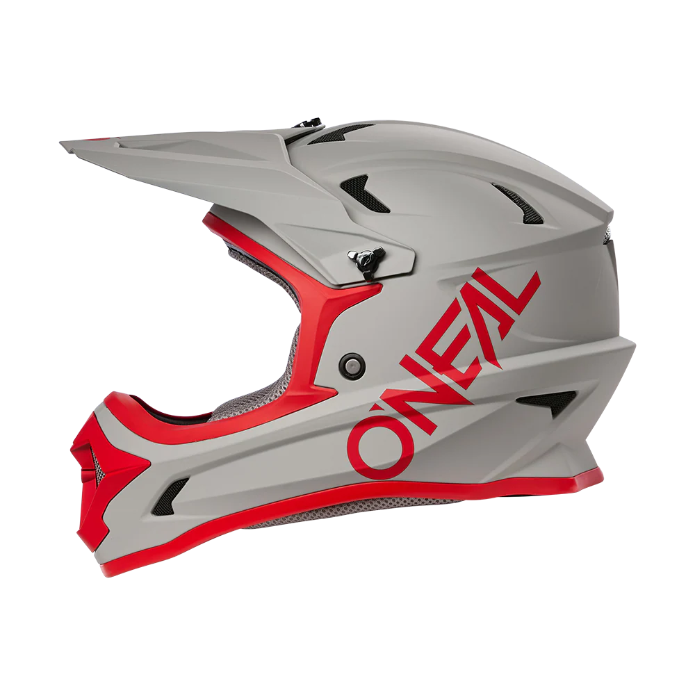 O'NEAL SONUS SOLID MTB-Helm Grau/Rot - Image 3