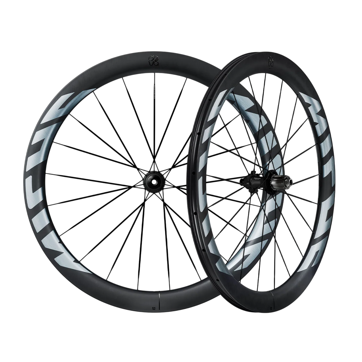 Paar MICHE DEVA RD 52 Tubeless Ready (Center Lock) Laufräder Silber