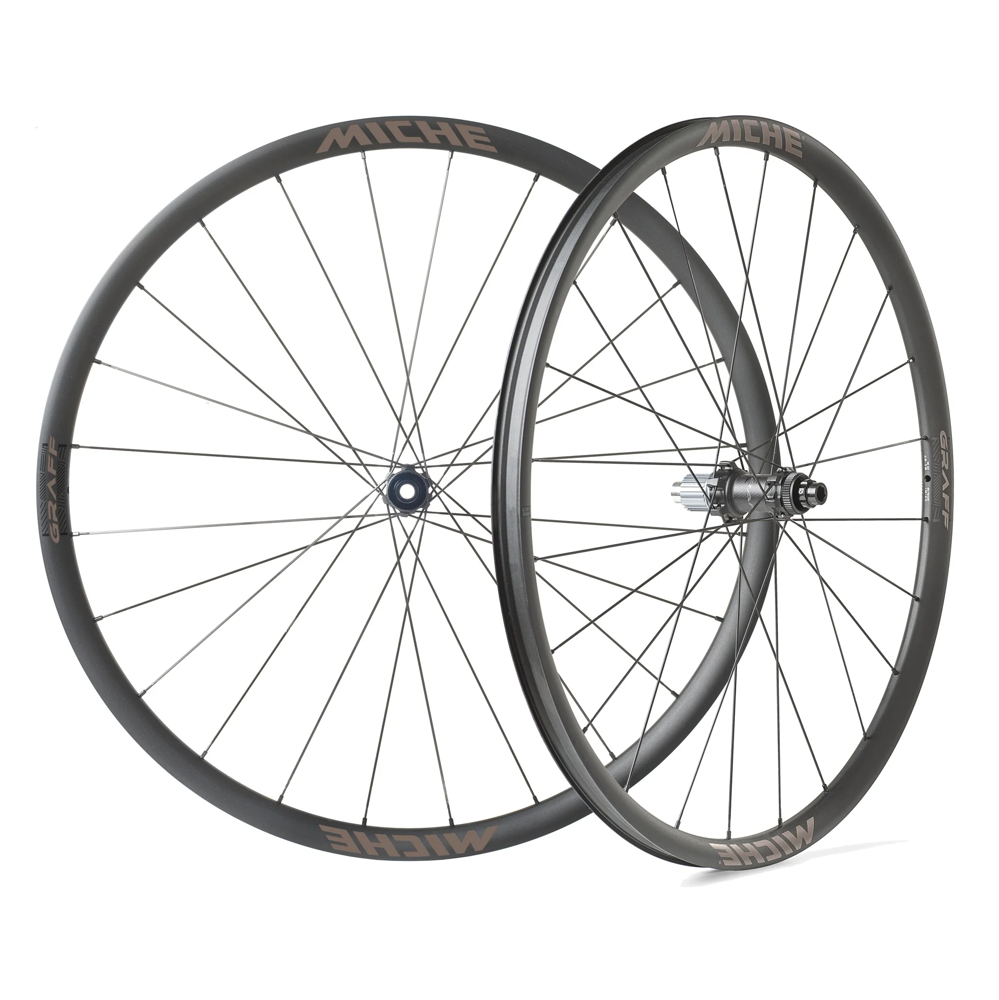 Paar MICHE GRAFF Tubeless Ready-Laufräder (Center Lock)