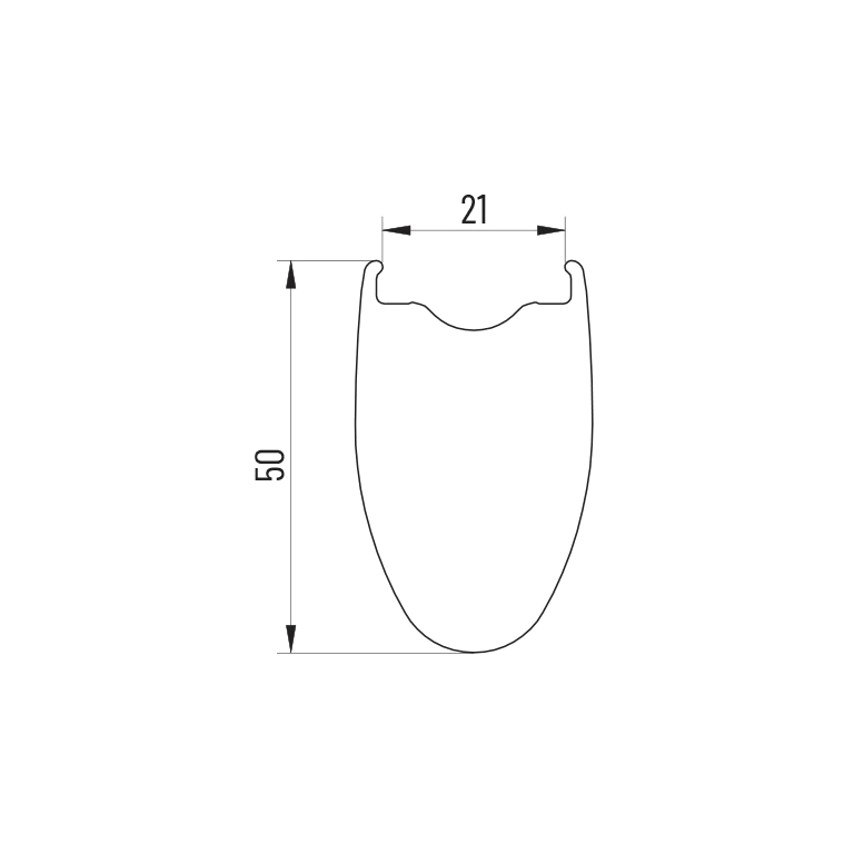 Paar MICHE KLEOS RD 50 DISC Tubeless Ready (Center Lock) Laufräder - Image 6