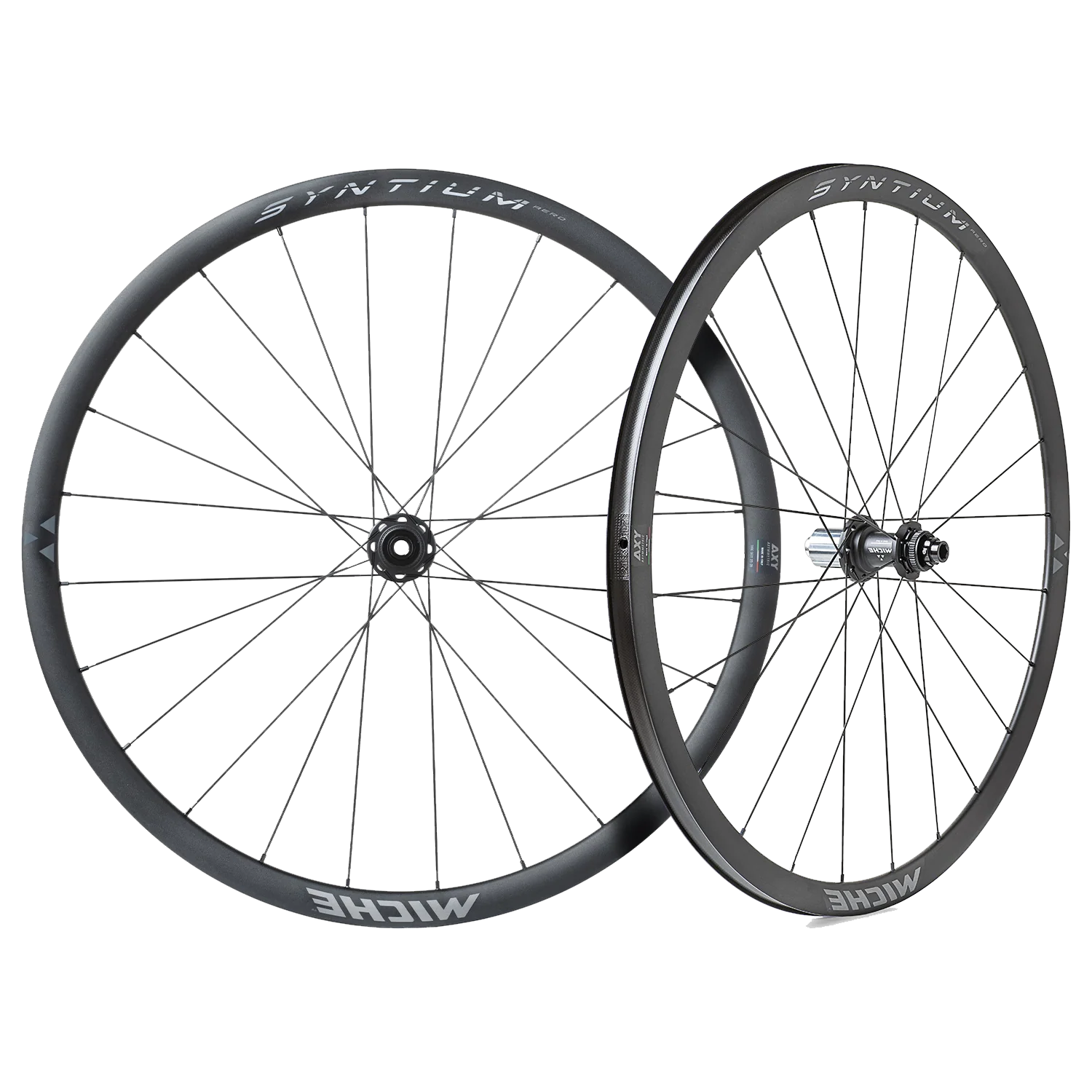 Paar MICHE SYNTIUM AERO DISC Tubeless Ready-Laufräder (Center Lock)
