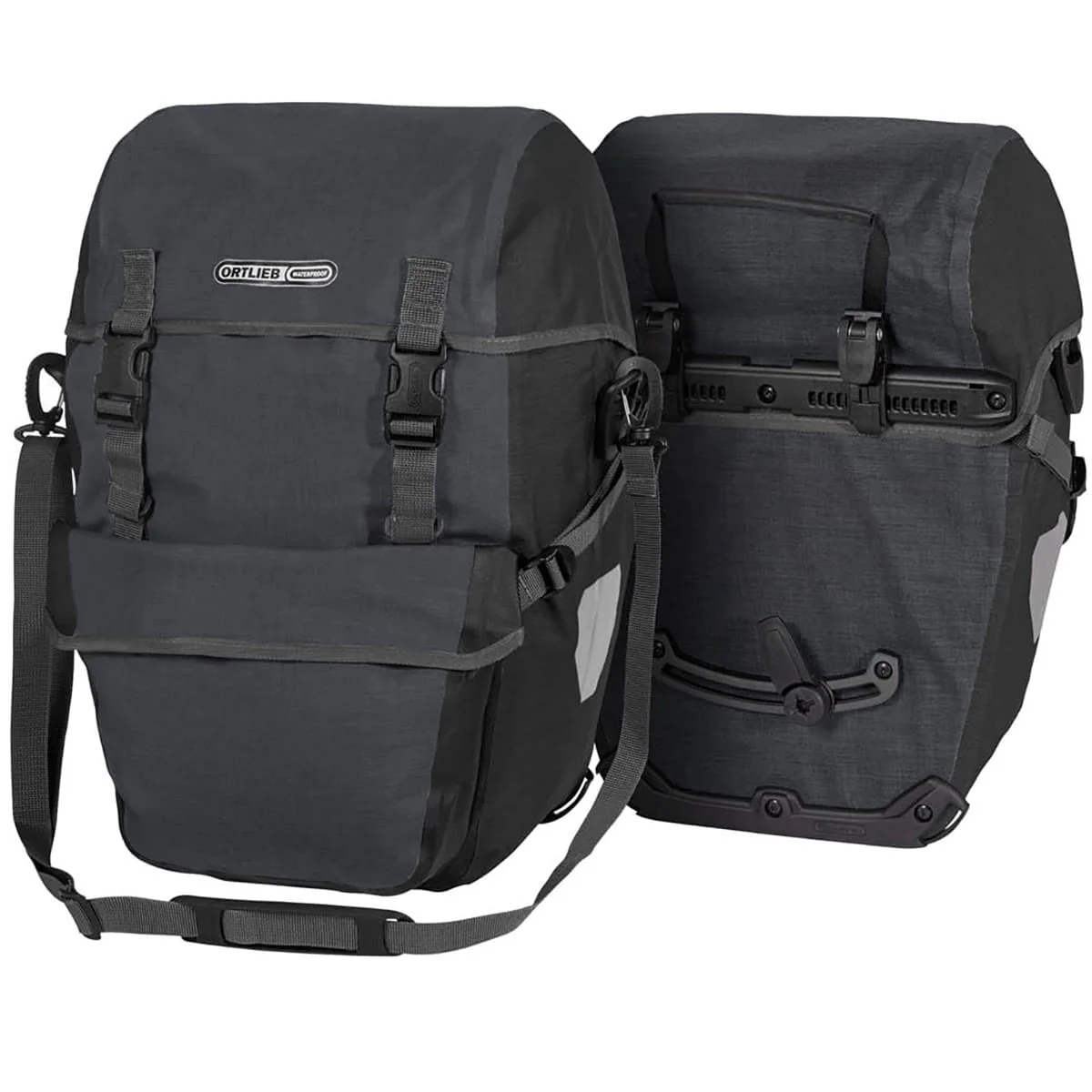 Paar ORTLIEB BIKE PACKER PLUS Gepäckträgertaschen 42 L Schwarz