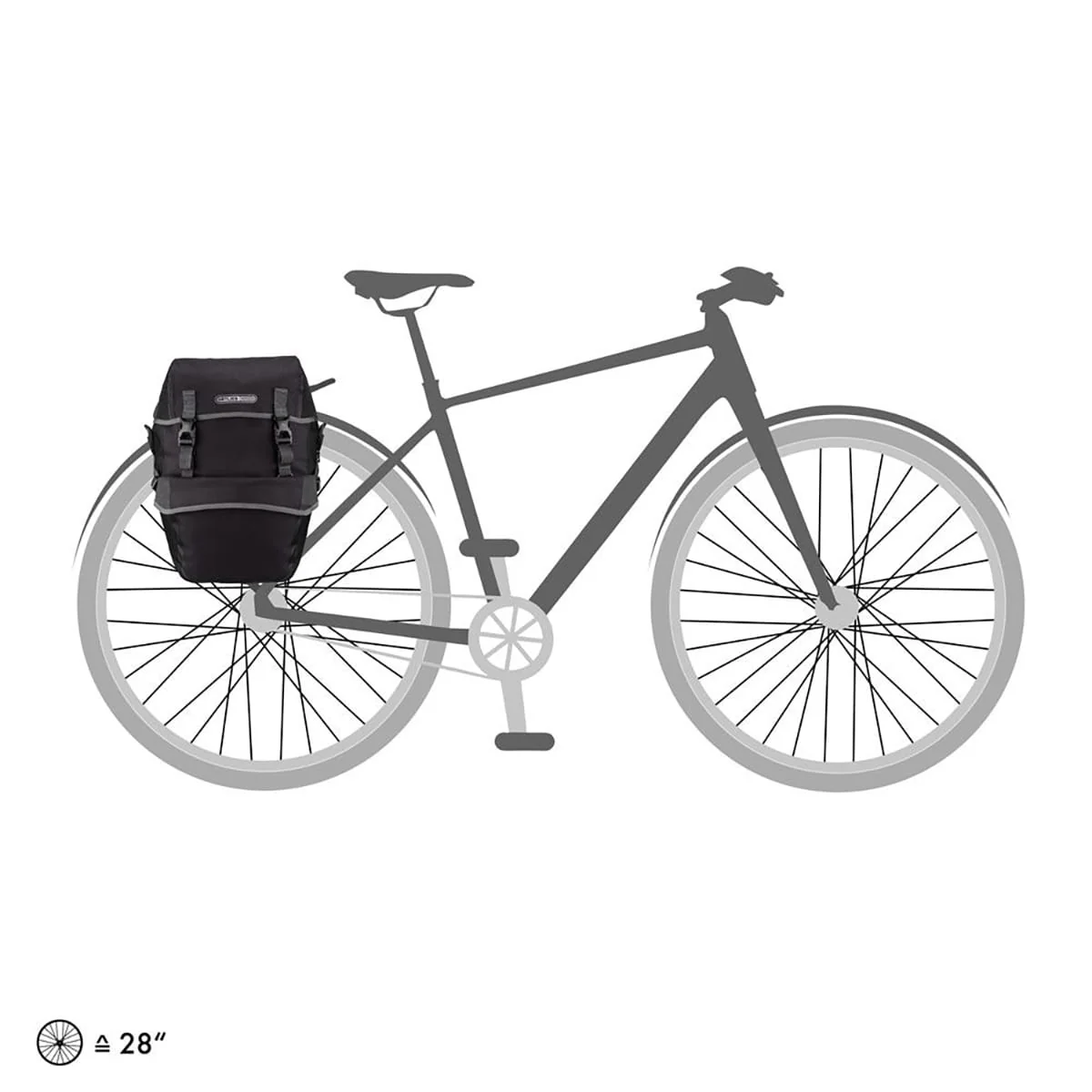 Paar ORTLIEB BIKE PACKER PLUS Gepäckträgertaschen 42 L Schwarz - Image 2