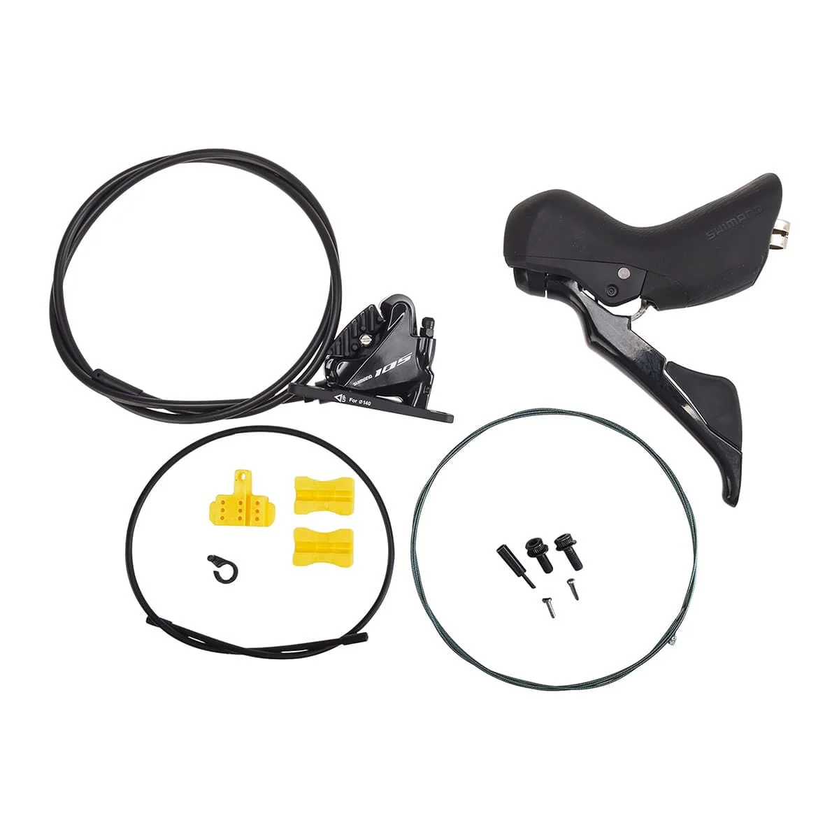 Paar SHIMANO 105 R7020 2x11 Flat Mount Hebel und Bremssattel ohne Scheibe - Image 3