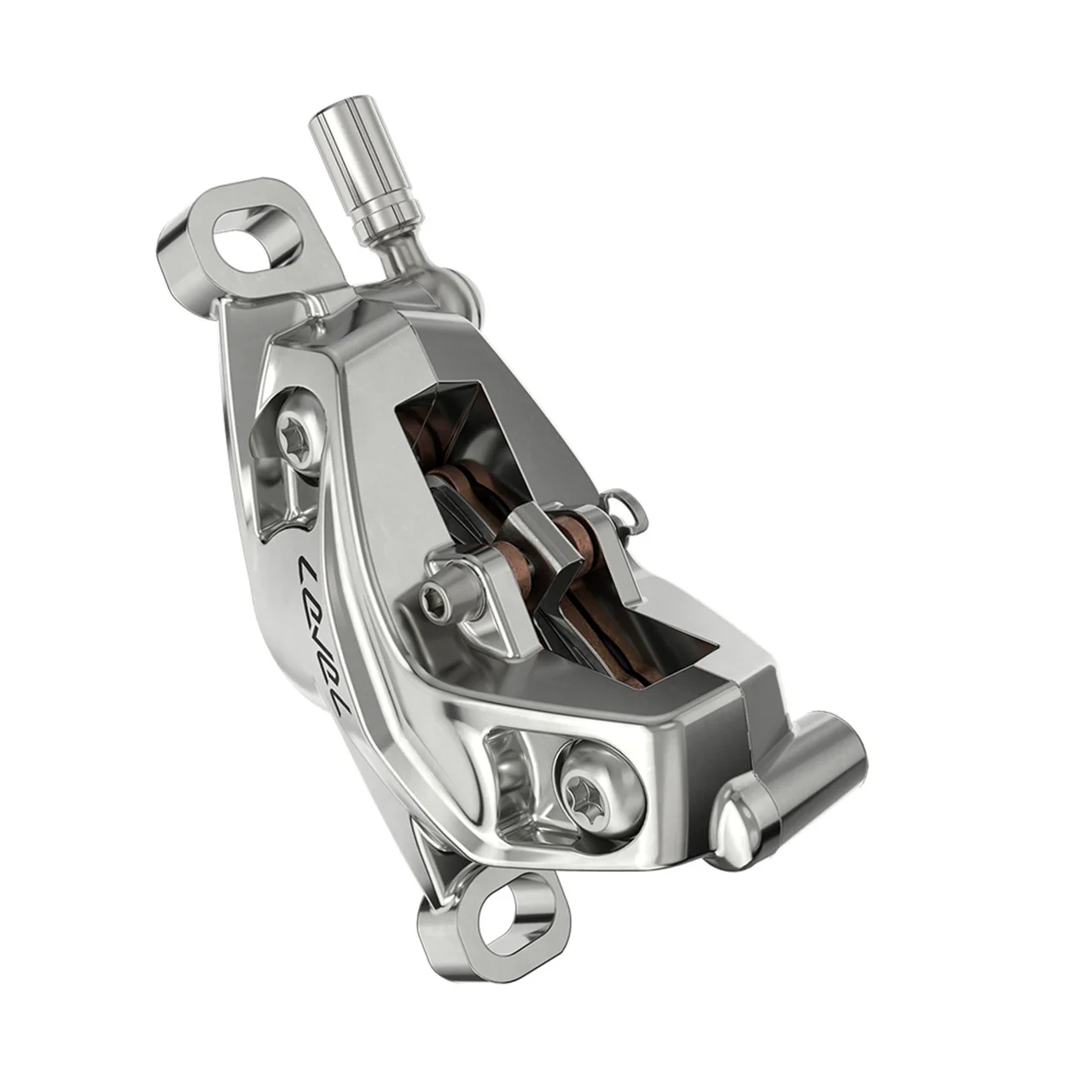 Bremse Hinten SRAM LEVEL ULTIMATE STEALTH 4-Kolben Silber - Image 3