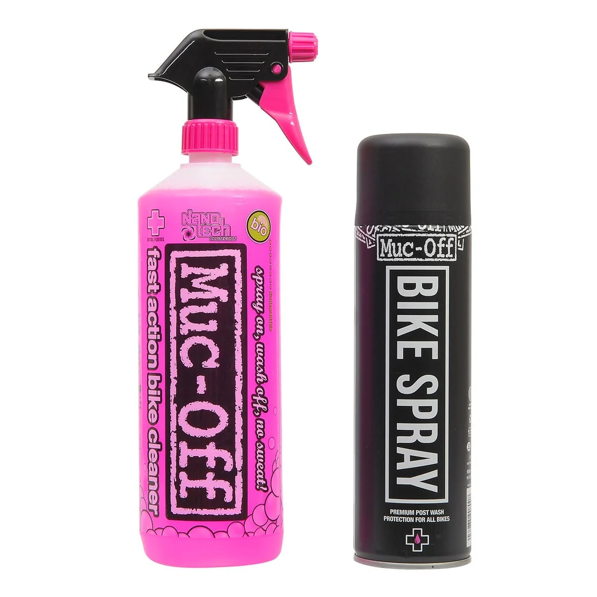 Packung MUC-OFF Bike Cleaner (1 L) + MUC-OFF BIKE PROTECT Poliermittel (500 ml)