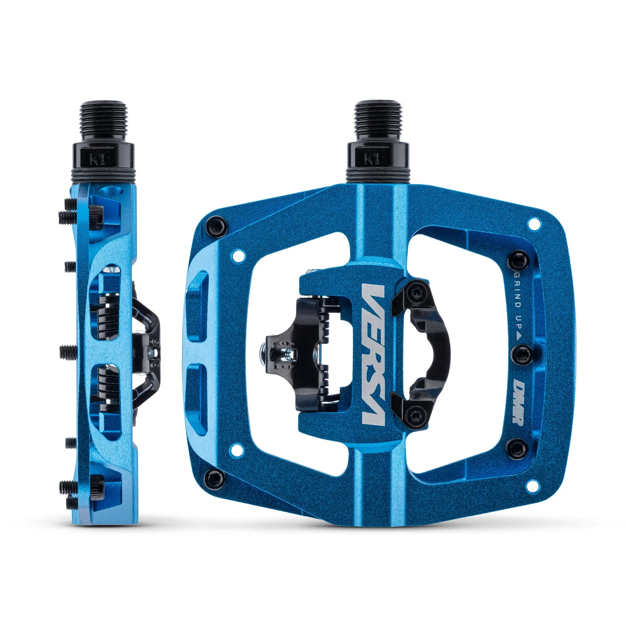 Pedale flach / Auto DMR VERSA Blau
