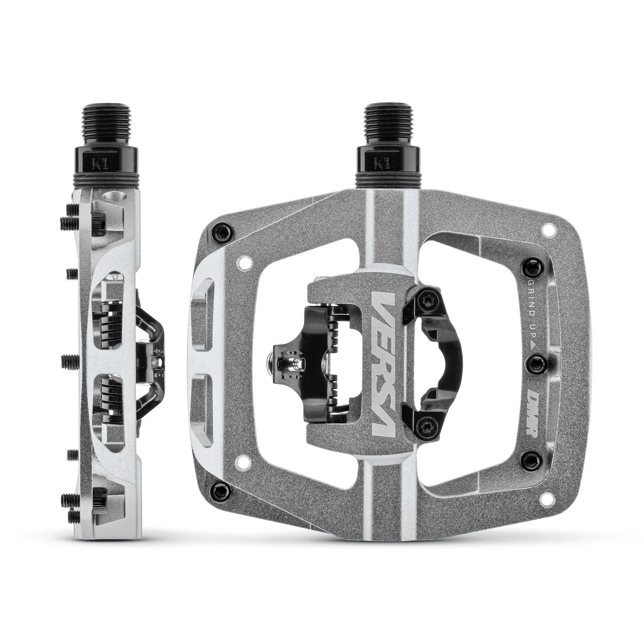 Pedale flach / Auto DMR VERSA Silber