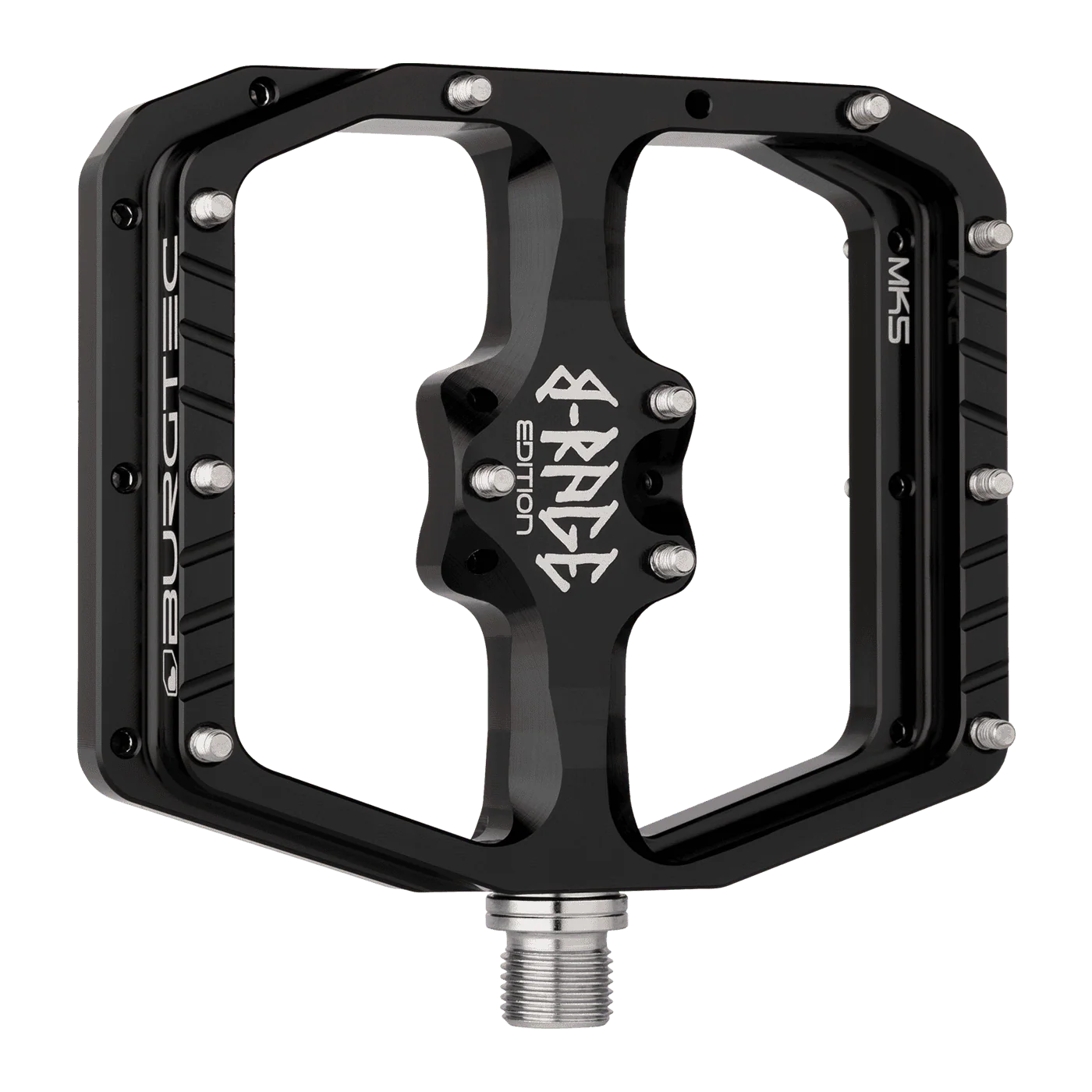 Pedale flach BURGTEC PENTHOUSE FLAT MK5 B-RAGE EDITION Schwarz - Image 2