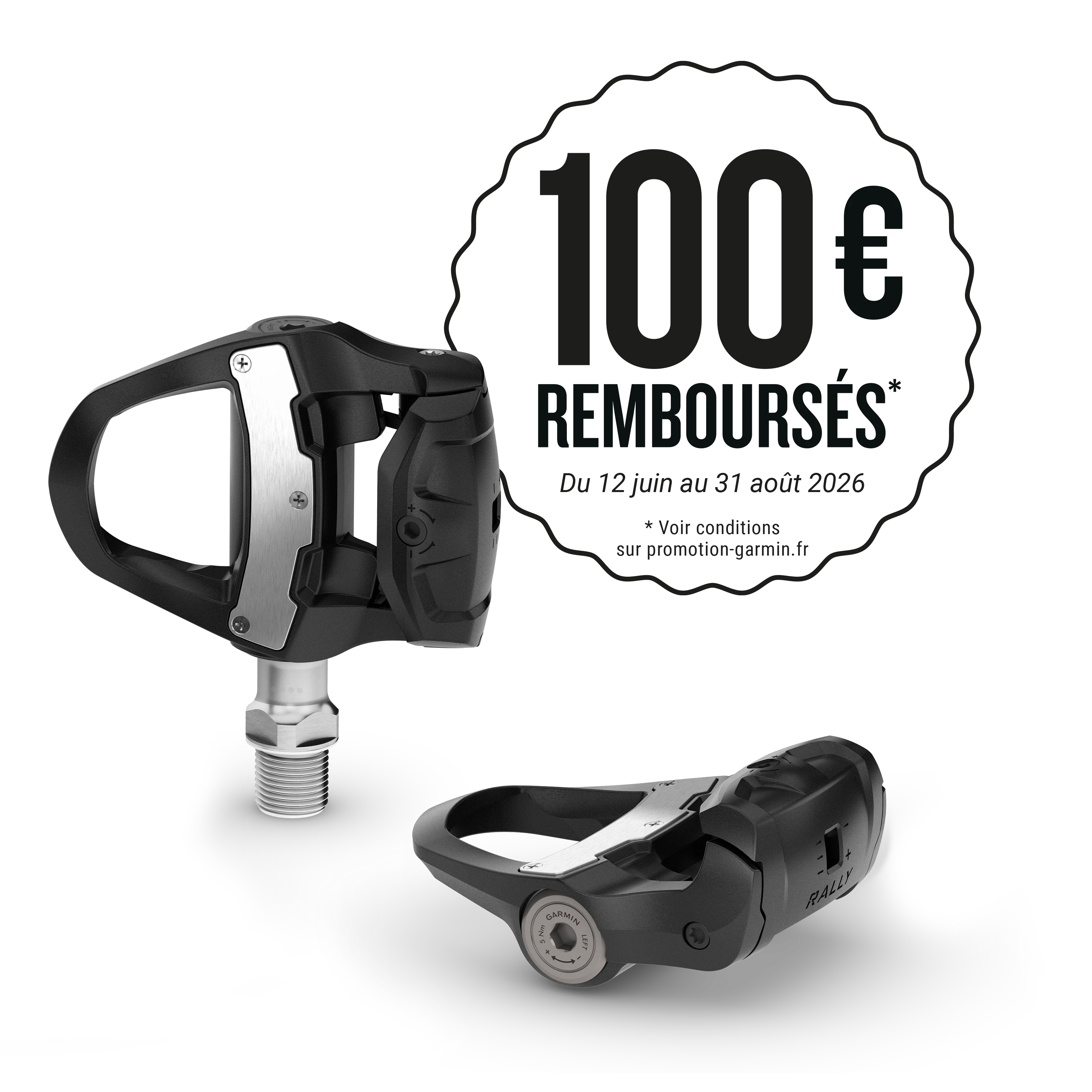 Pedale Leistungsmesser GARMIN RALLY RK 110