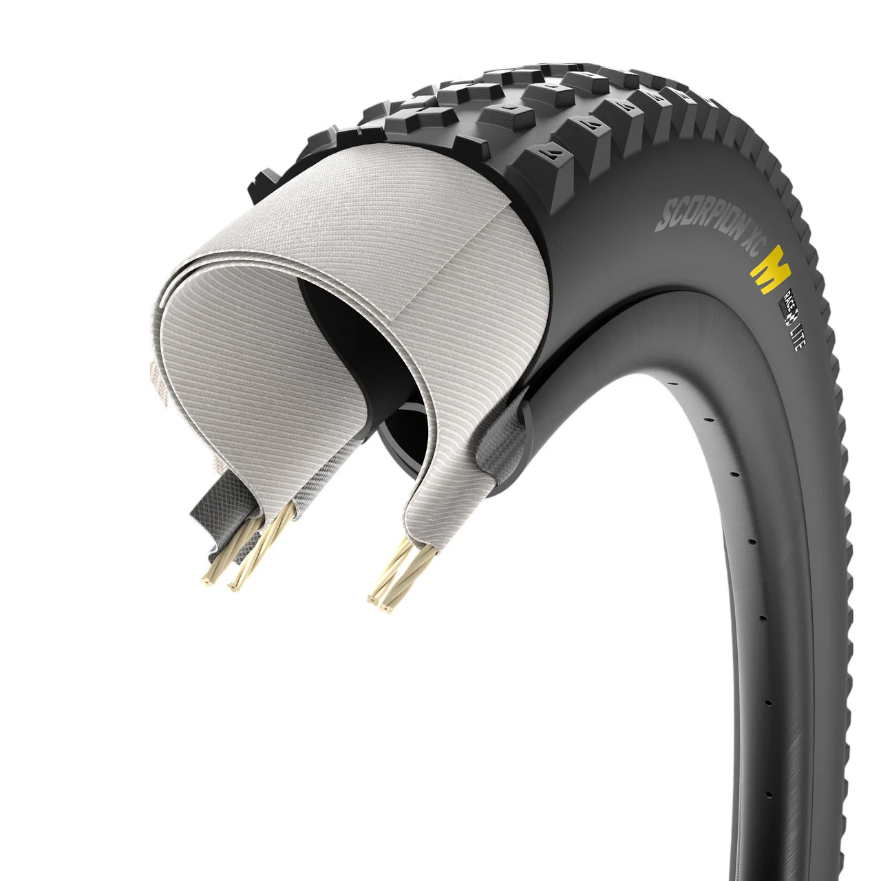 Reifen PIRELLI SCORPION RACE XC M Lite 29x2.40 Tubeless Ready Weich Schwarz - Image 4