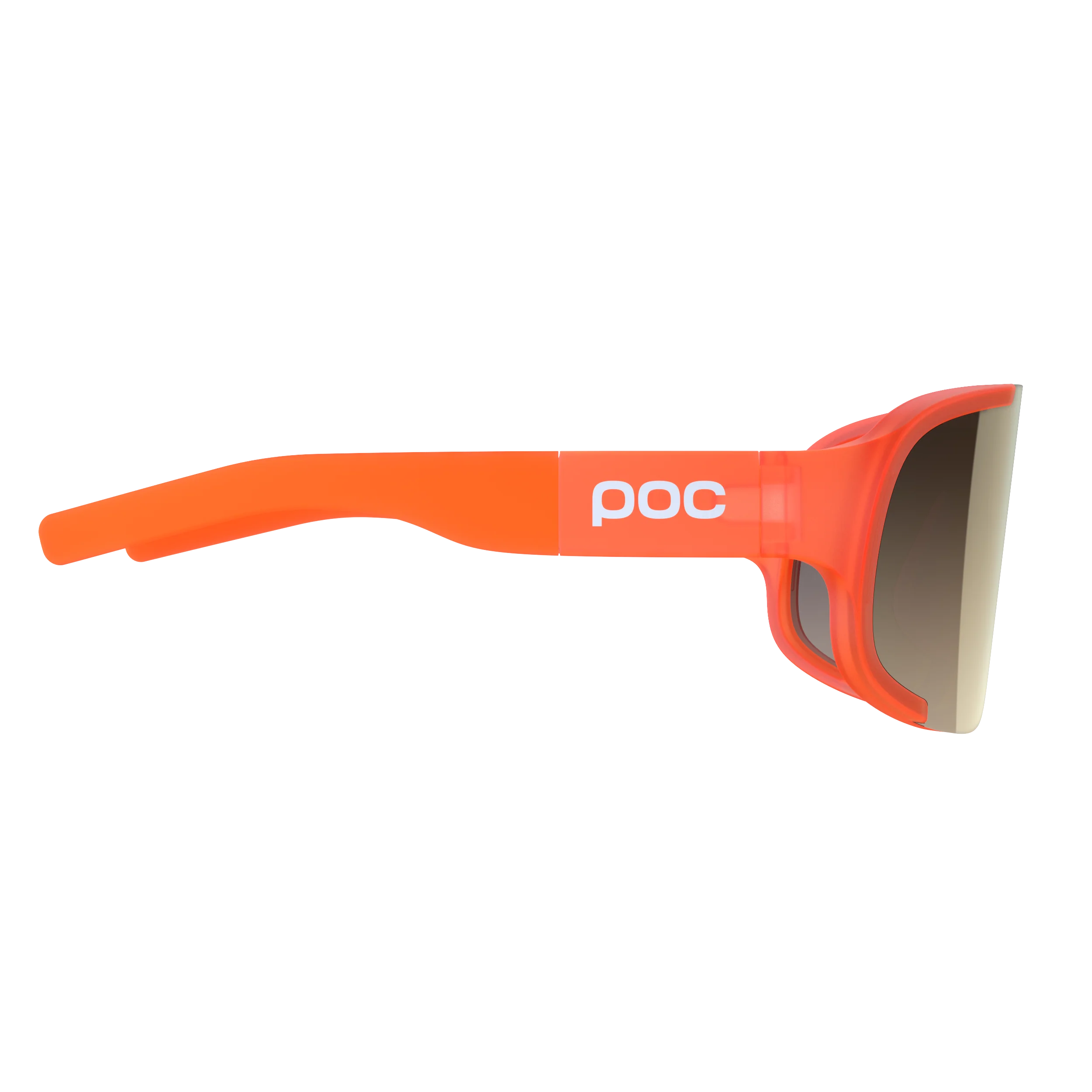POC ASPIRE Brille Fluo Orange Transluzent Clarity Road Partly Sunny Gold Glas - Image 3