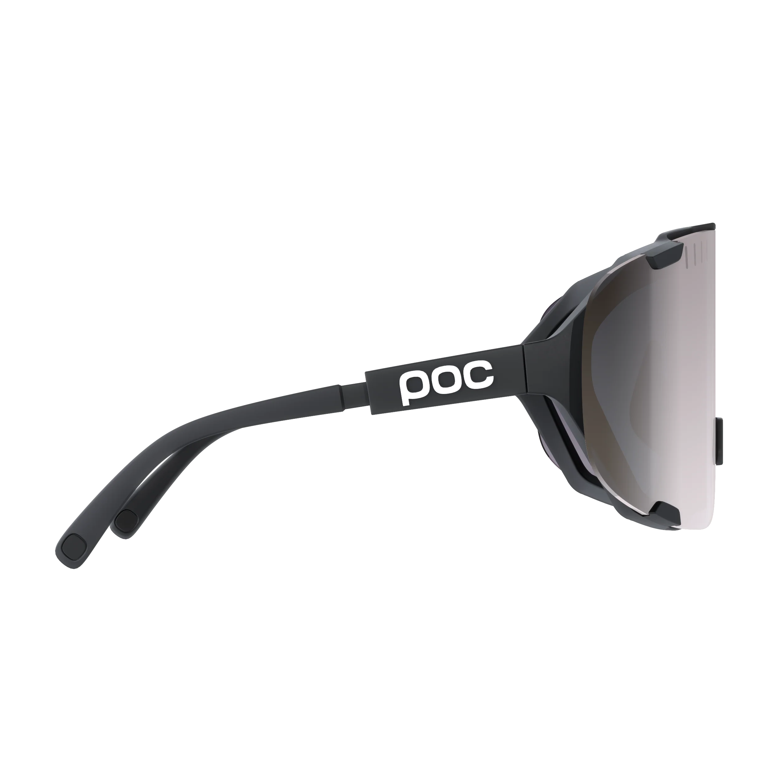 Brille POC DEVOUR + Schwarz Glas Clarity Road Sunny Silver - Image 3