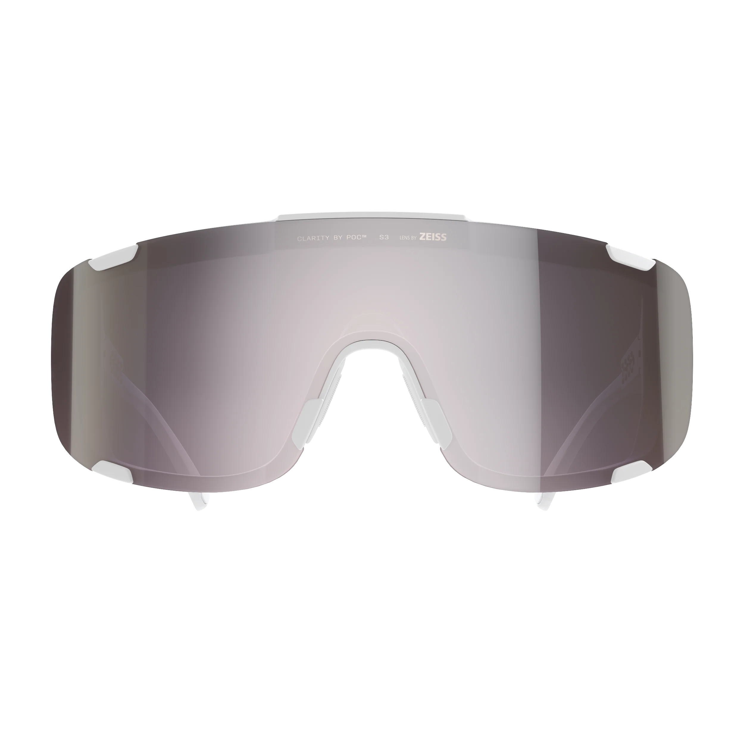 POC DEVOUR MID Sonnenbrille Weiß Clarity Road Sunny Silver Glas - Image 2